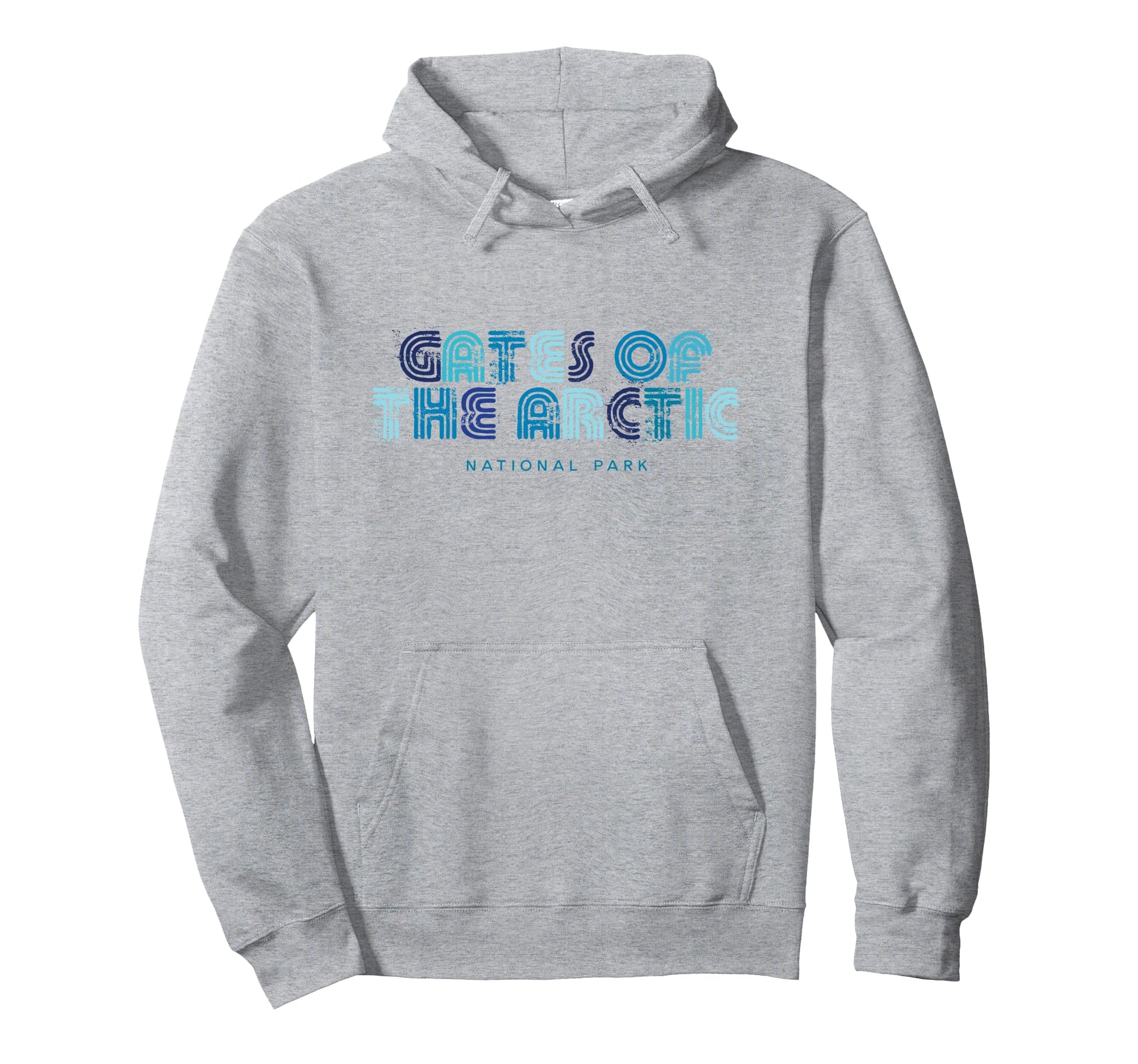 Gates Arctic National Park 70S 80S Type Hoodie - Unique Graphic for Adults - T-Shirt, Sweatshirt, Hoodie