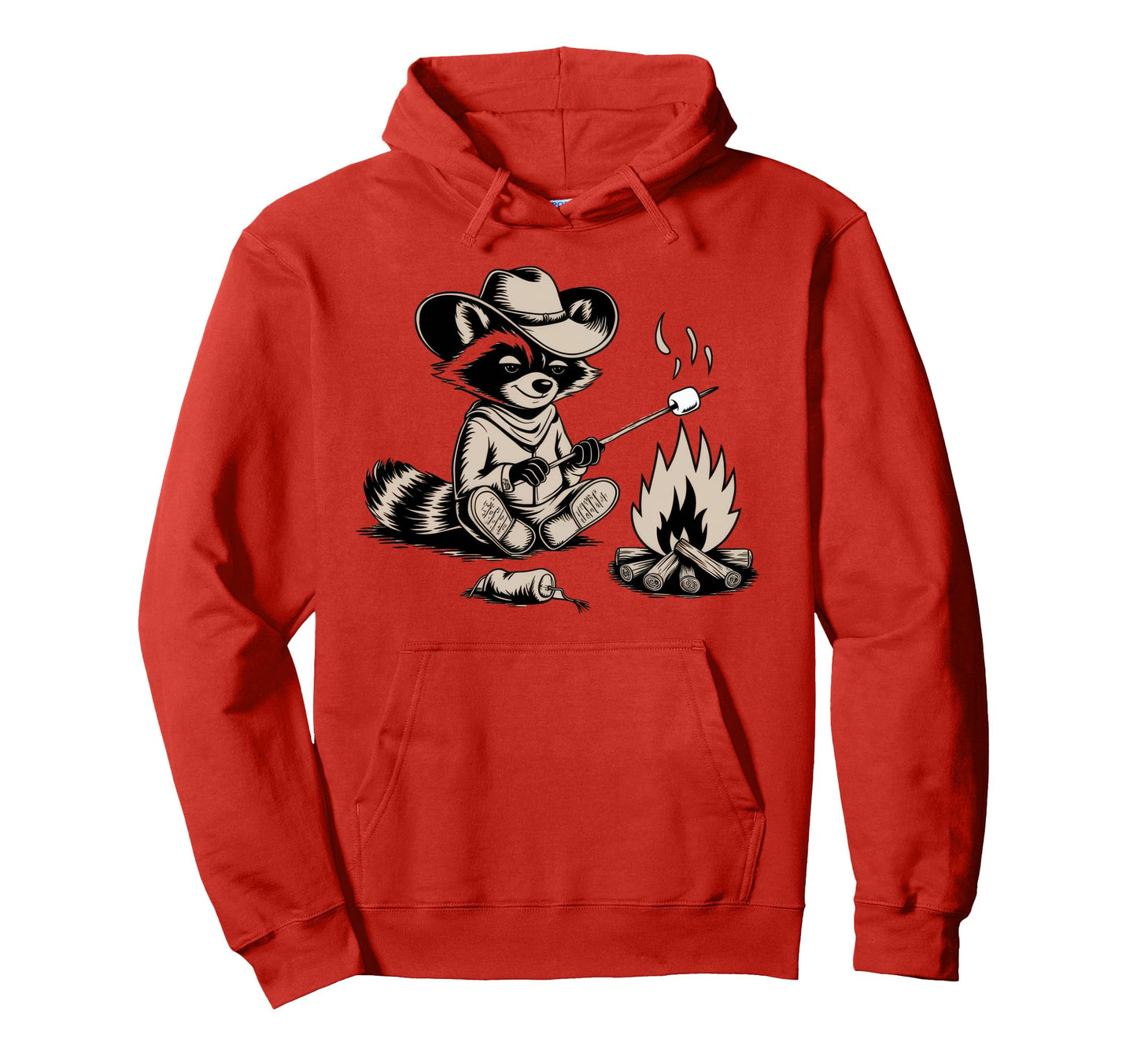Raccoon 90S Country Music Western Hoodie - Minimalist Print Men Women - T-Shirt, Sweatshirt, Hoodie