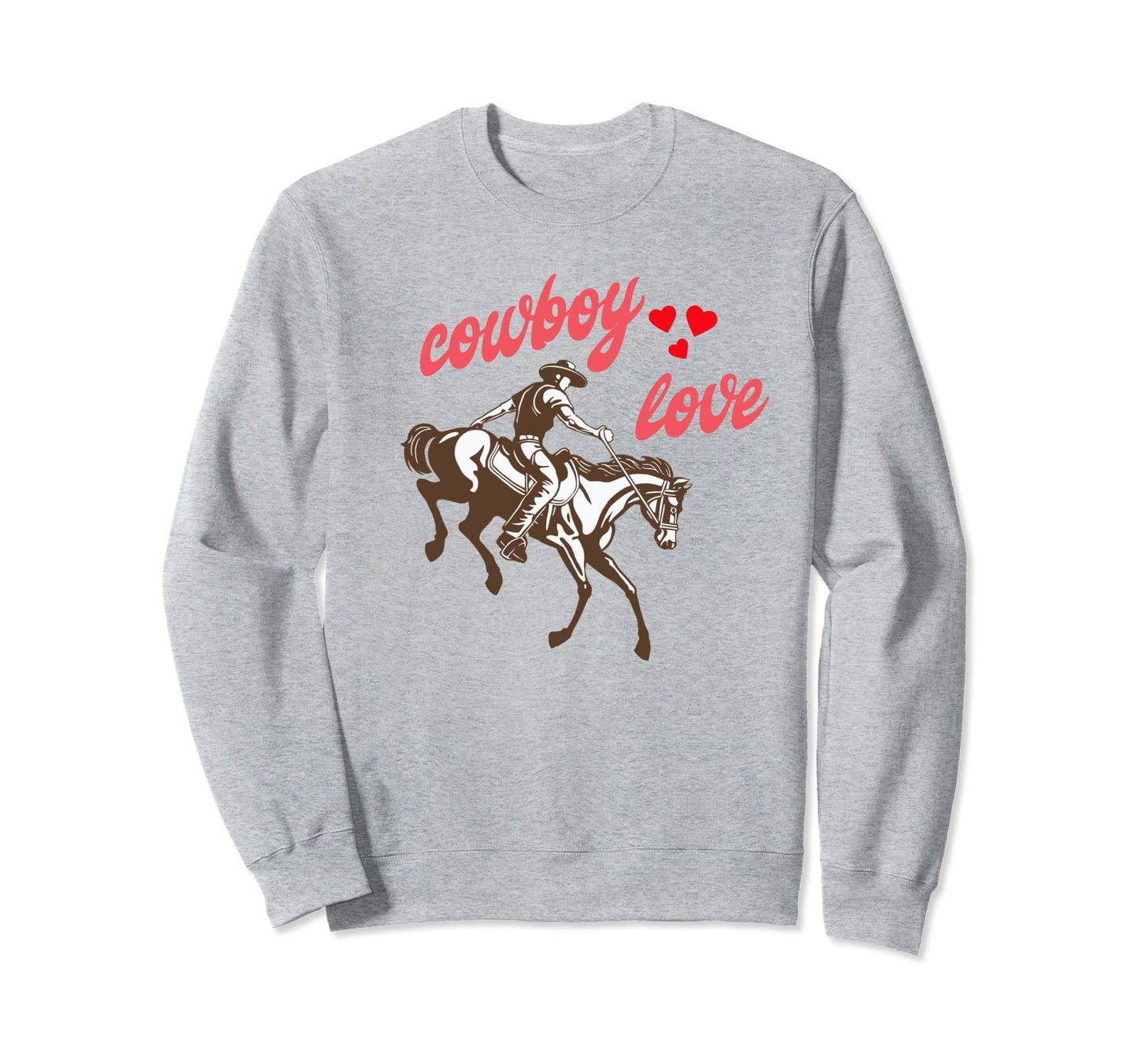 Western Rodeo Cowboy Love Country Sweatshirt - Unique Graphic for Adults - T-Shirt, Sweatshirt, Hoodie