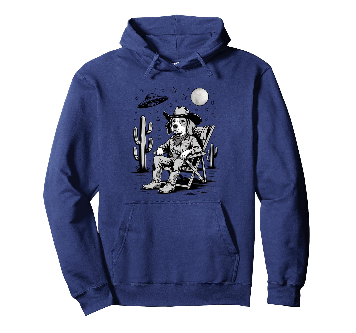Funny Beagle Western Cowboy Dog Lover Hoodie - Streetwear Style Unisex - T-Shirt, Sweatshirt, Hoodie