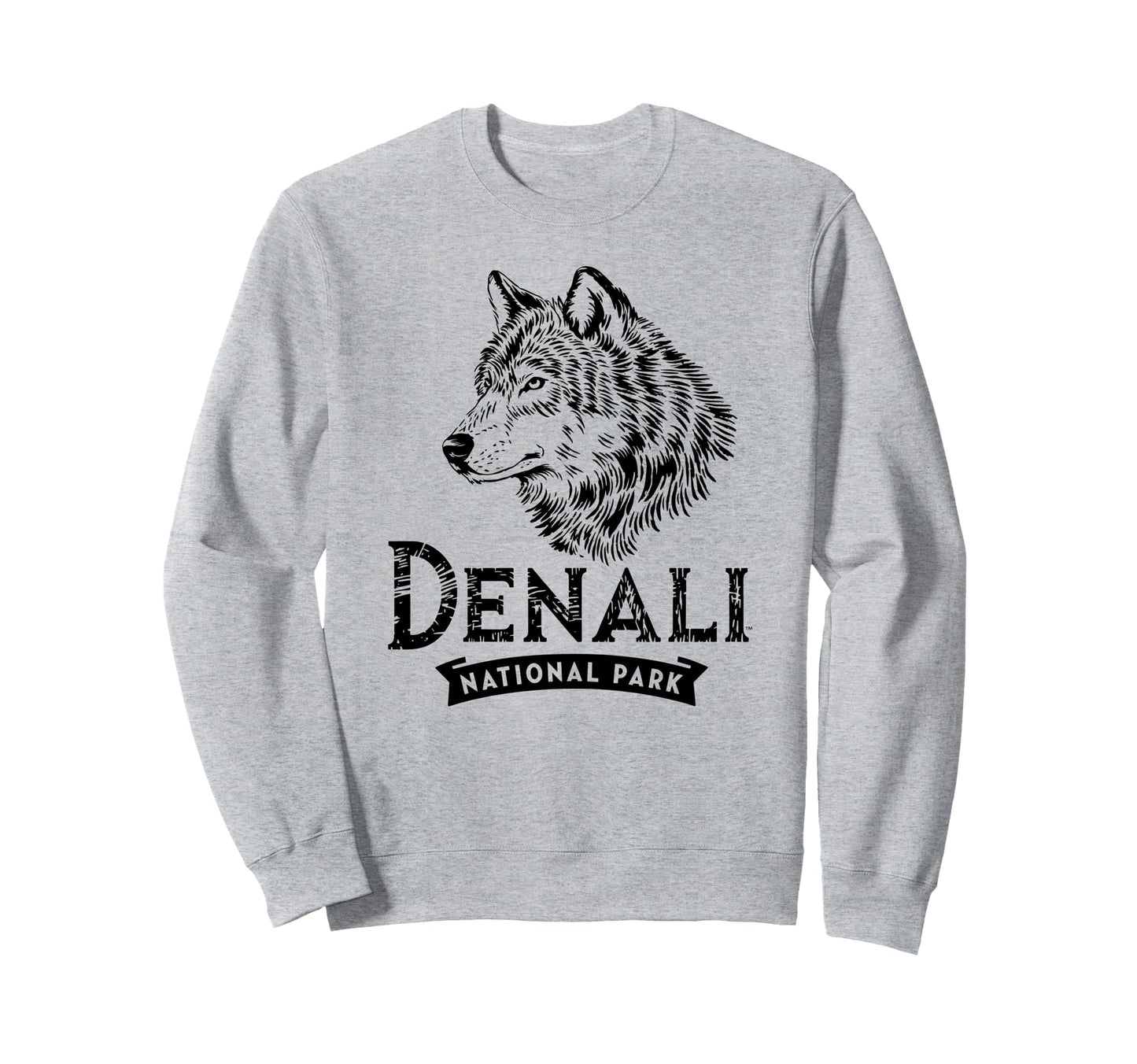 Denali Est 1917 Alaska National Sweatshirt - Aesthetic Graphic for Adults - T-Shirt, Sweatshirt, Hoodie