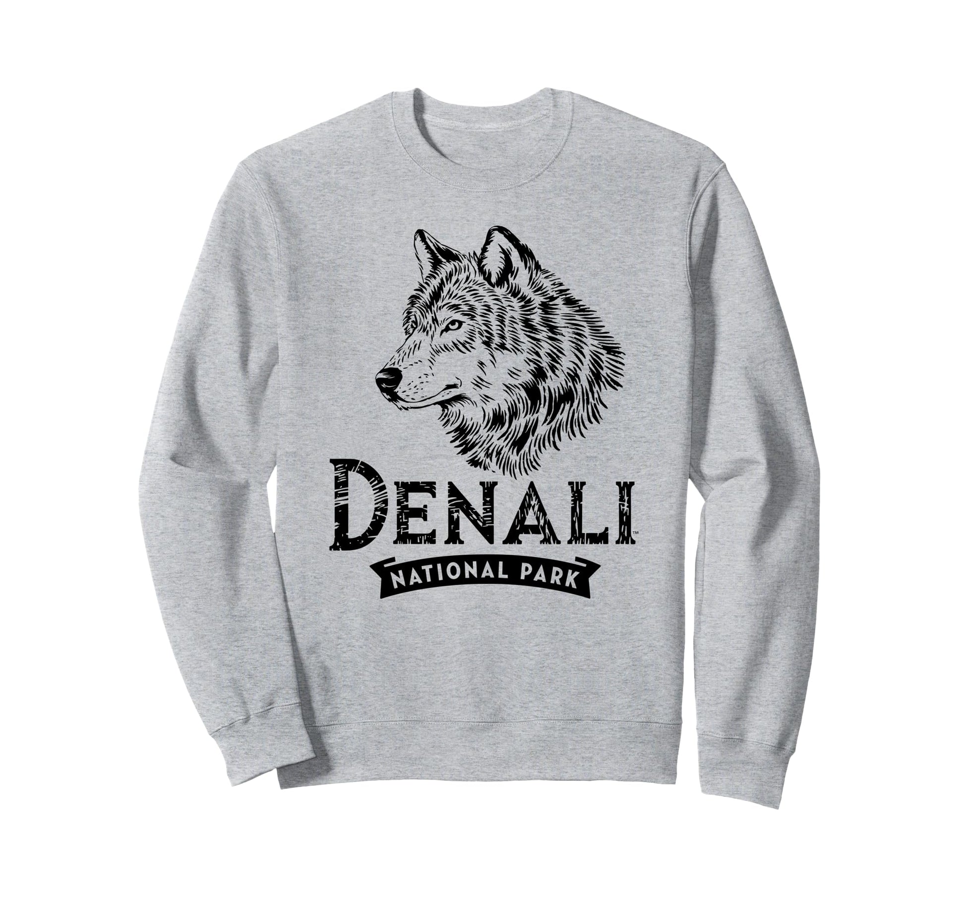 Denali Est 1917 Alaska National Sweatshirt - Aesthetic Graphic for Adults - T-Shirt, Sweatshirt, Hoodie