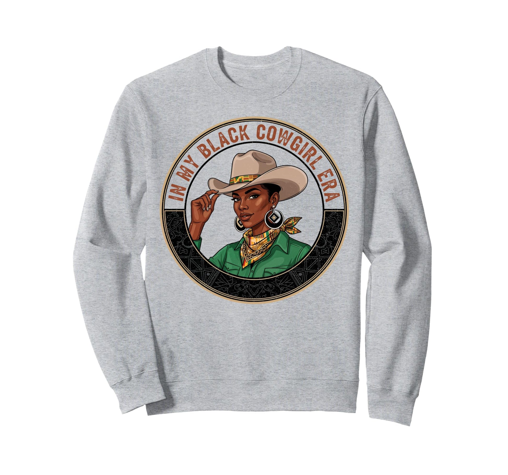 My Black Cowgirl Era African Sweatshirt - Casual Everyday Wear Men Women - T-Shirt, Sweatshirt, Hoodie