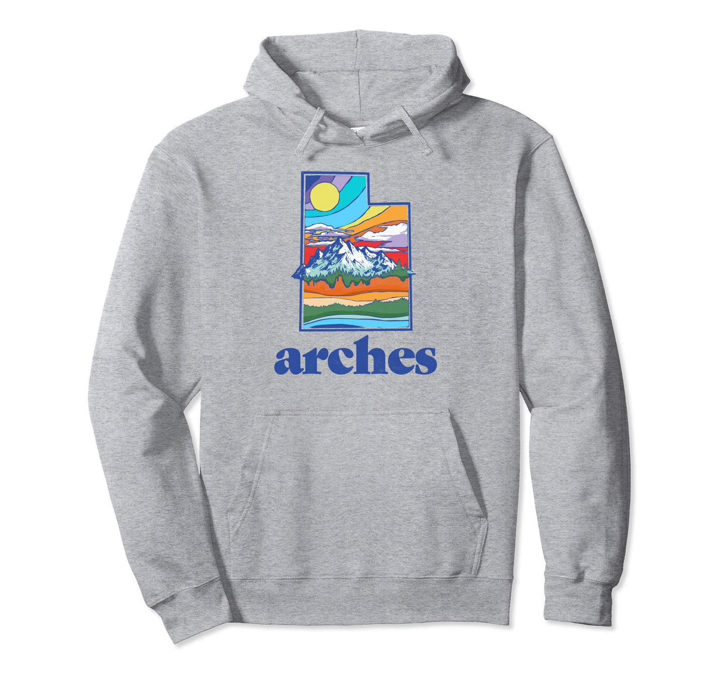 Arches National Park Utah Nature Outdoor Hoodie - Graphic Print for Adults - T-Shirt, Sweatshirt, Hoodie