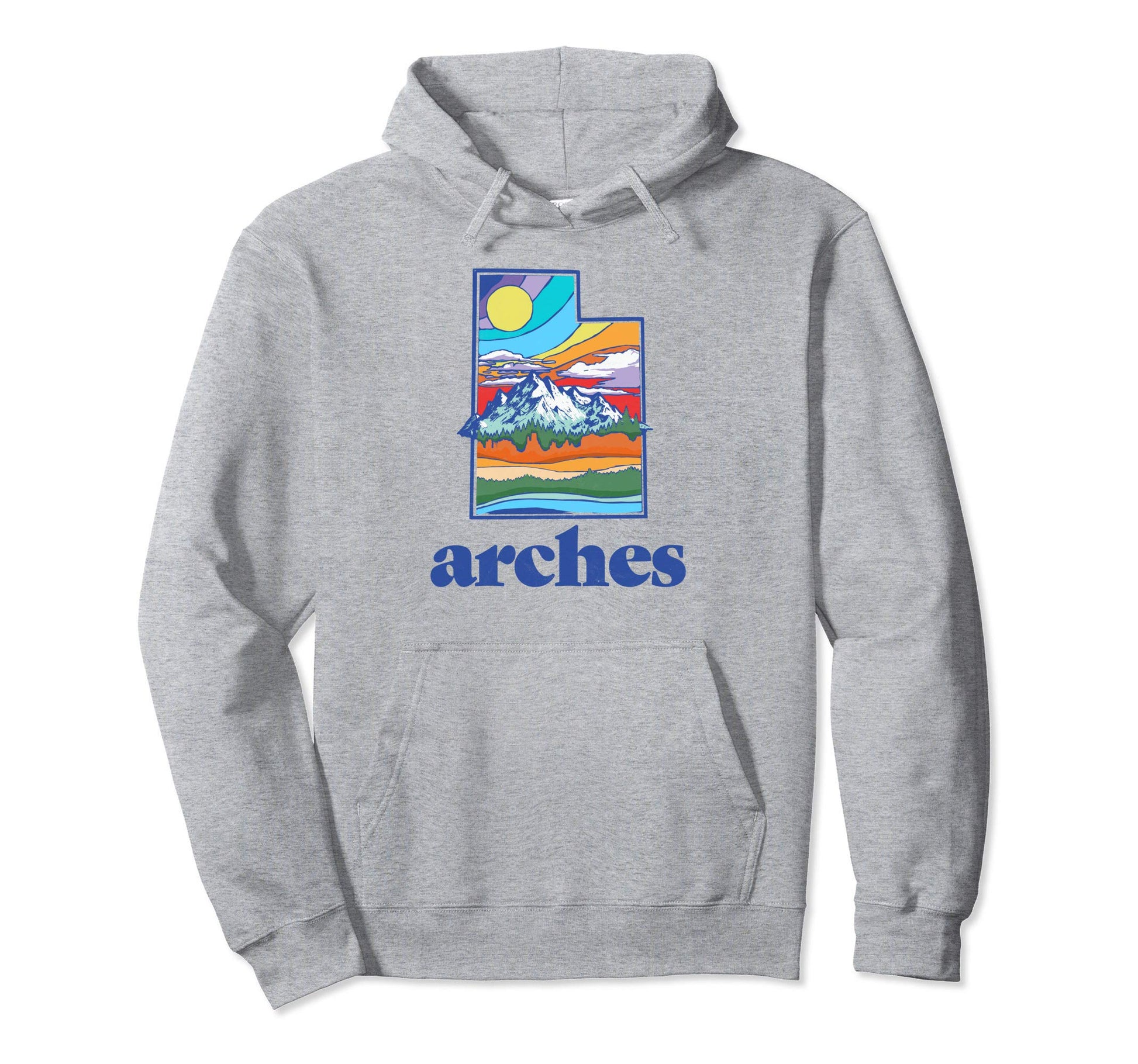 Arches National Park Utah Nature Outdoor Hoodie - Graphic Print for Adults - T-Shirt, Sweatshirt, Hoodie