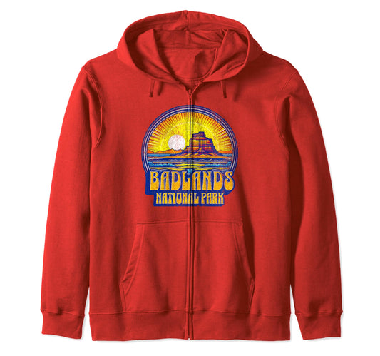 Badlands National Park South Dakota Hoodie - Streetwear Style Men Women - T-Shirt, Sweatshirt, Hoodie