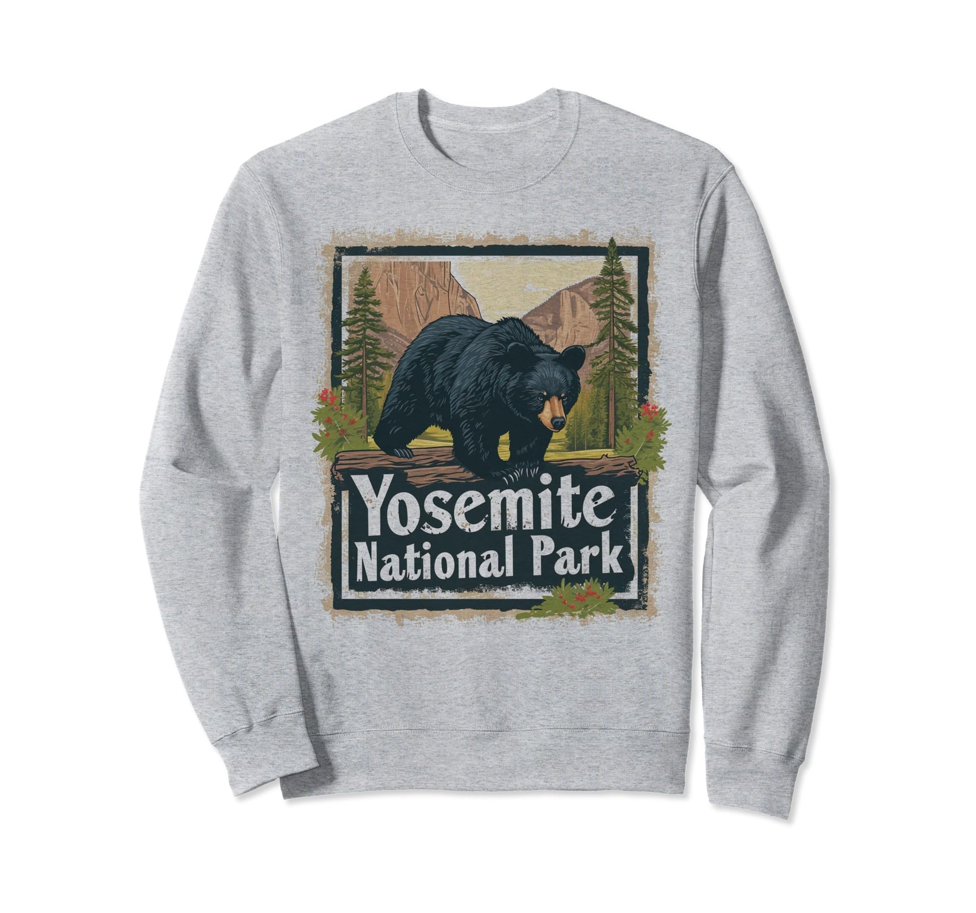 Yosemite Us National Park Sweatshirt - Casual Everyday Wear Unisex - T-Shirt, Sweatshirt, Hoodie