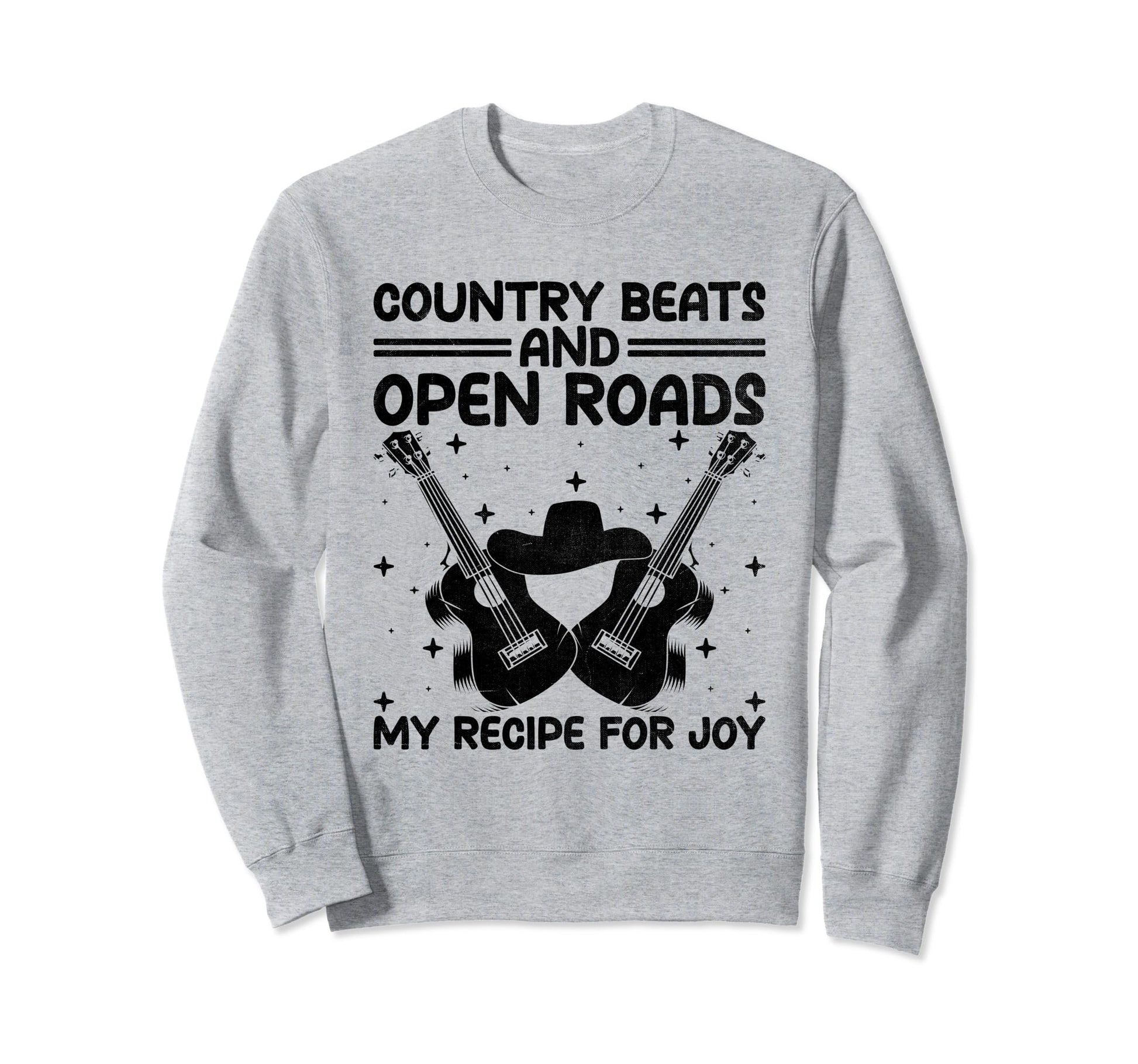 County Music Music Lover Western Sweatshirt - Minimalist Print for Adults - T-Shirt, Sweatshirt, Hoodie
