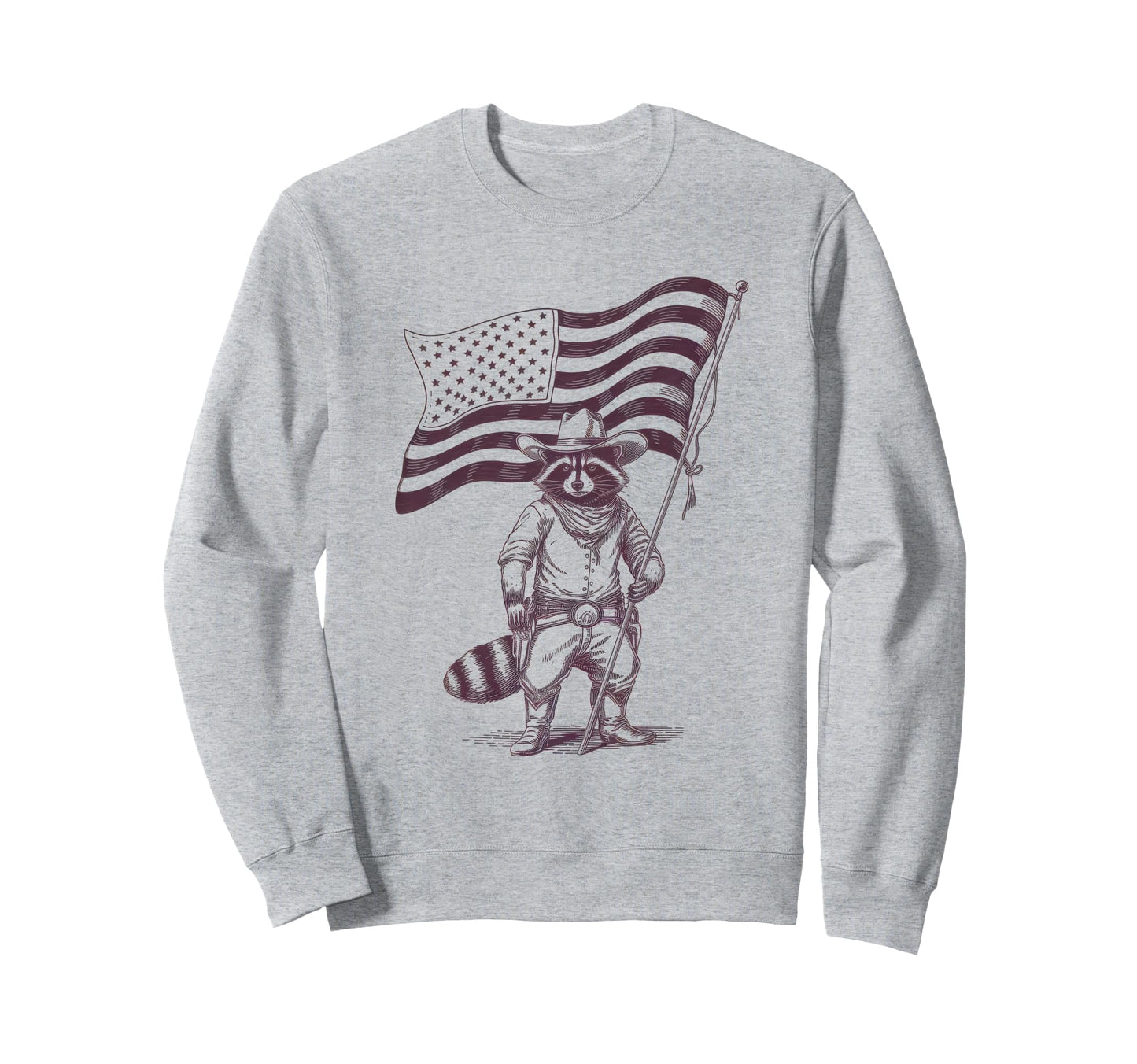 Raccoon 90S Country Music Western Sweatshirt - Novelty Apparel Men Women - T-Shirt, Sweatshirt, Hoodie