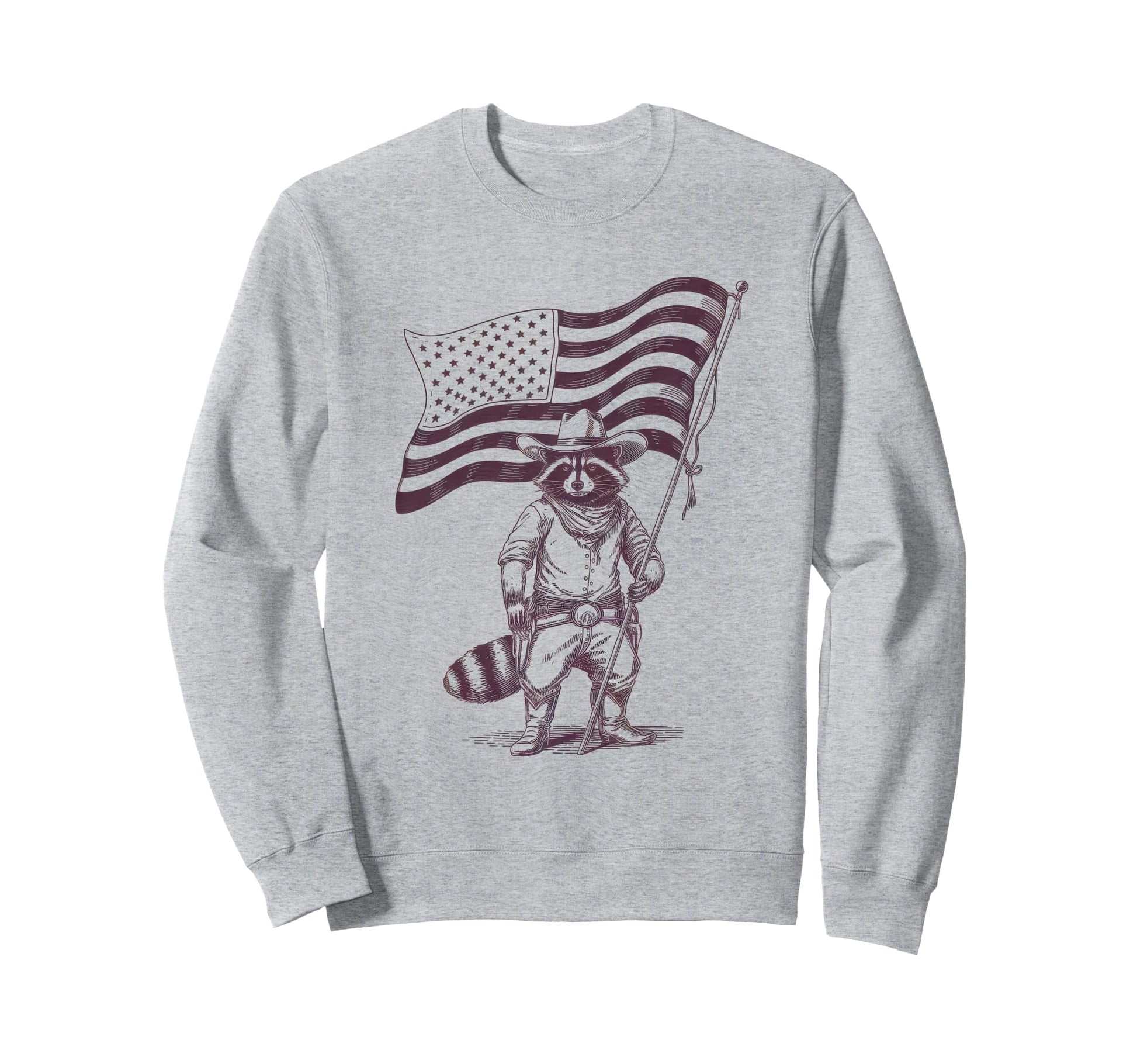 Raccoon 90S Country Music Western Sweatshirt - Novelty Apparel Men Women - T-Shirt, Sweatshirt, Hoodie