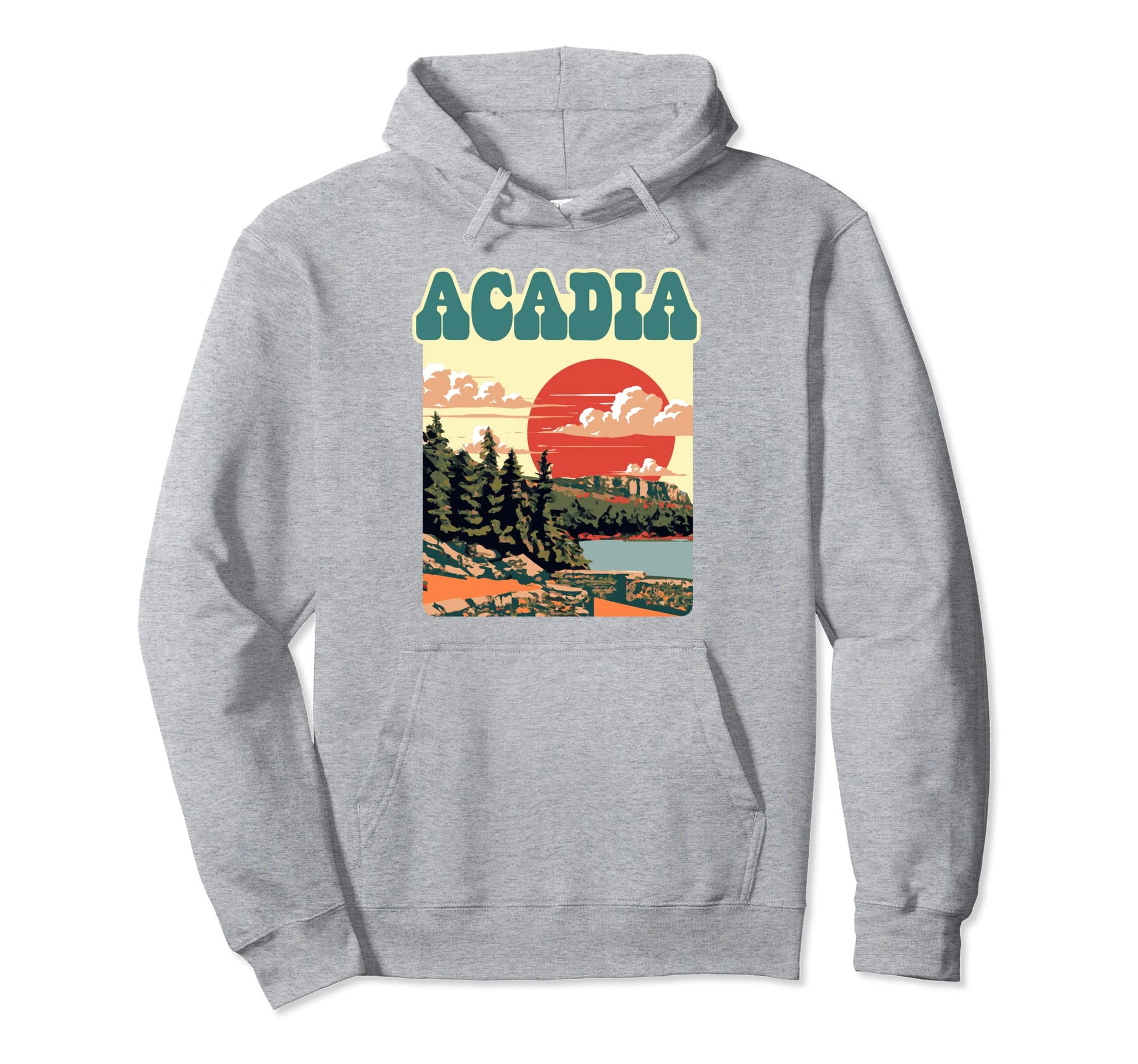 Acadia National Park Maine Parks Hoodie - Graphic Print Men Women - T-Shirt, Sweatshirt, Hoodie