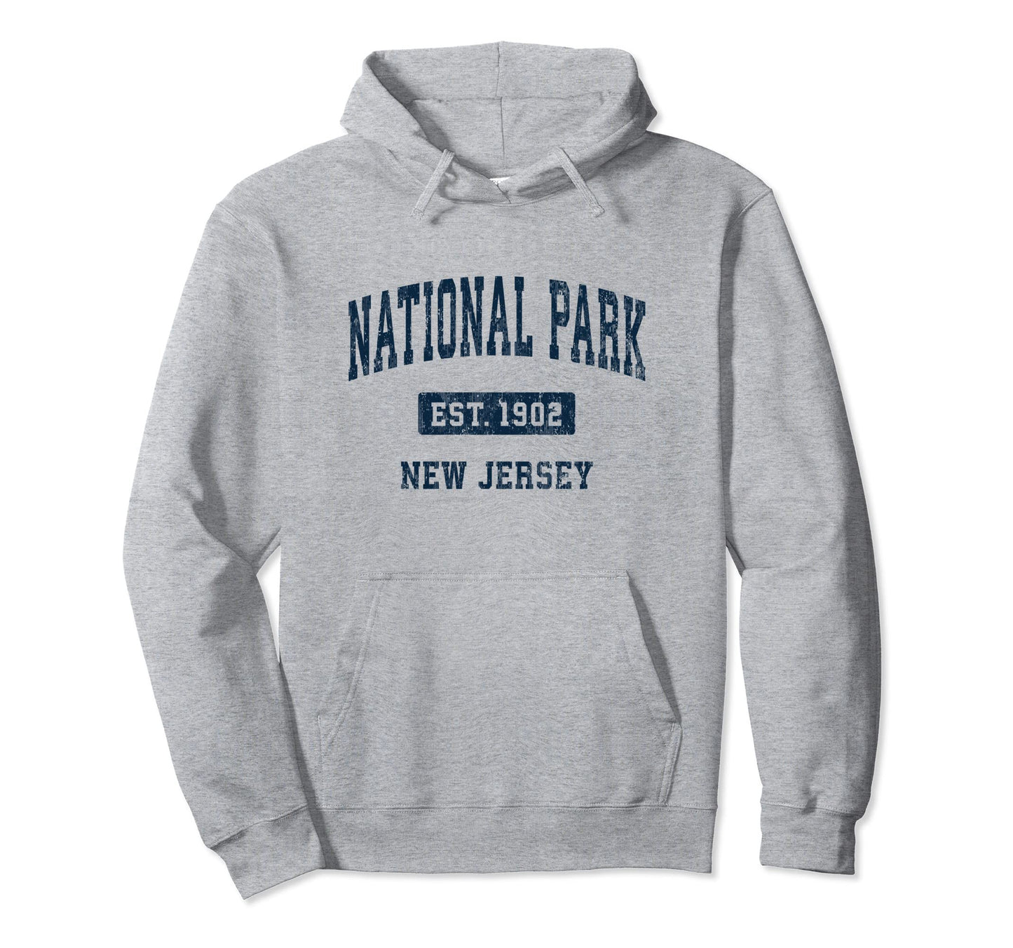 National Park New Jersey Nj Athletic Hoodie - Novelty Apparel for Adults - T-Shirt, Sweatshirt, Hoodie