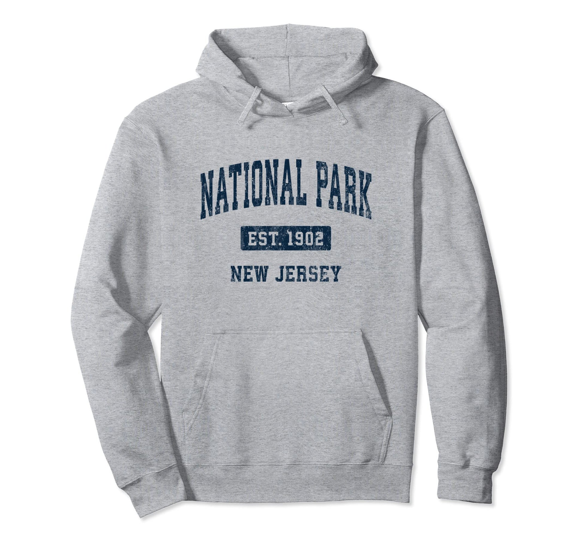 National Park New Jersey Nj Athletic Hoodie - Novelty Apparel for Adults - T-Shirt, Sweatshirt, Hoodie
