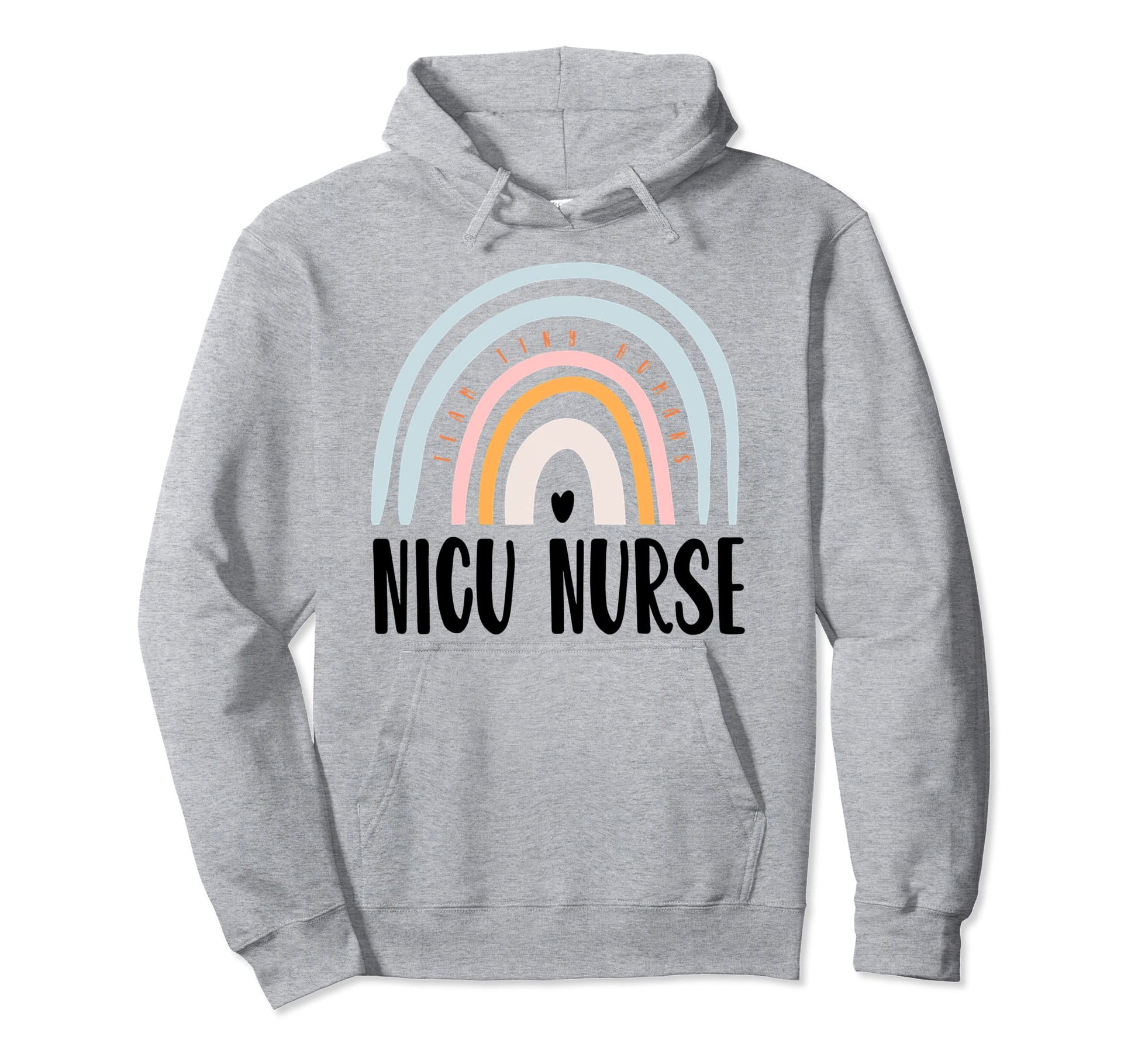 Nicu Nurse Icu Neonatal Rainbow Team Hoodie - Unique Graphic for Adults - T-Shirt, Sweatshirt, Hoodie