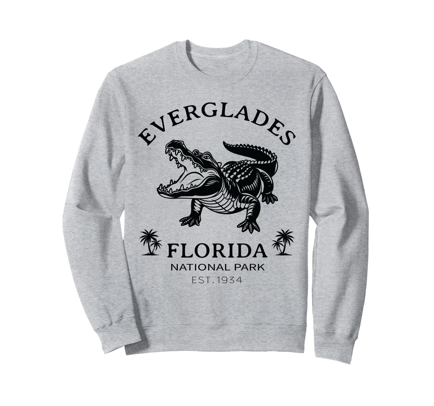 Everglades National Park Alligators Sweatshirt - Trendy Graphic for Adults - T-Shirt, Sweatshirt, Hoodie
