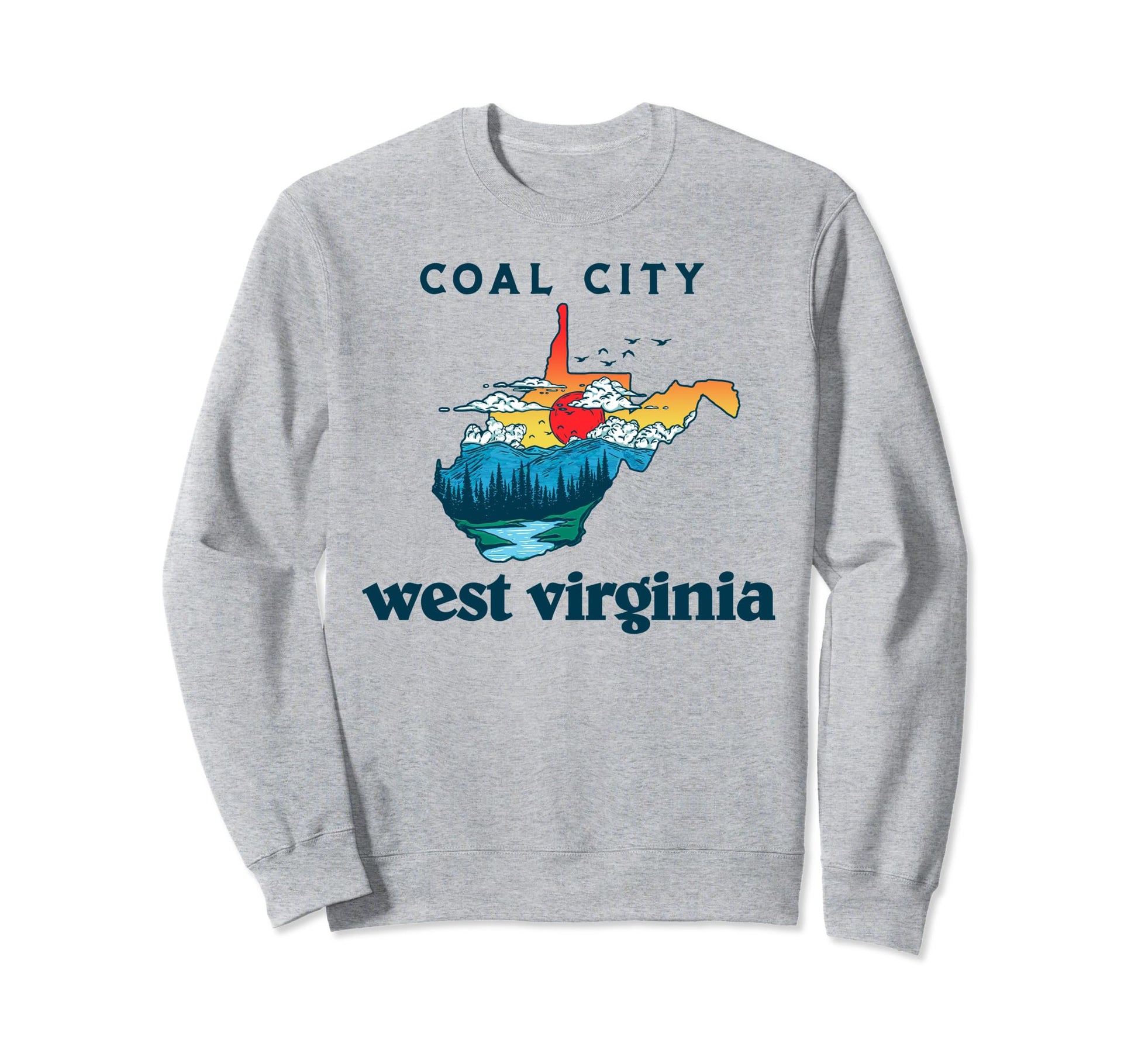 Coal City West Virginia Outdoors Sweatshirt - Trendy Graphic Men Women - T-Shirt, Sweatshirt, Hoodie