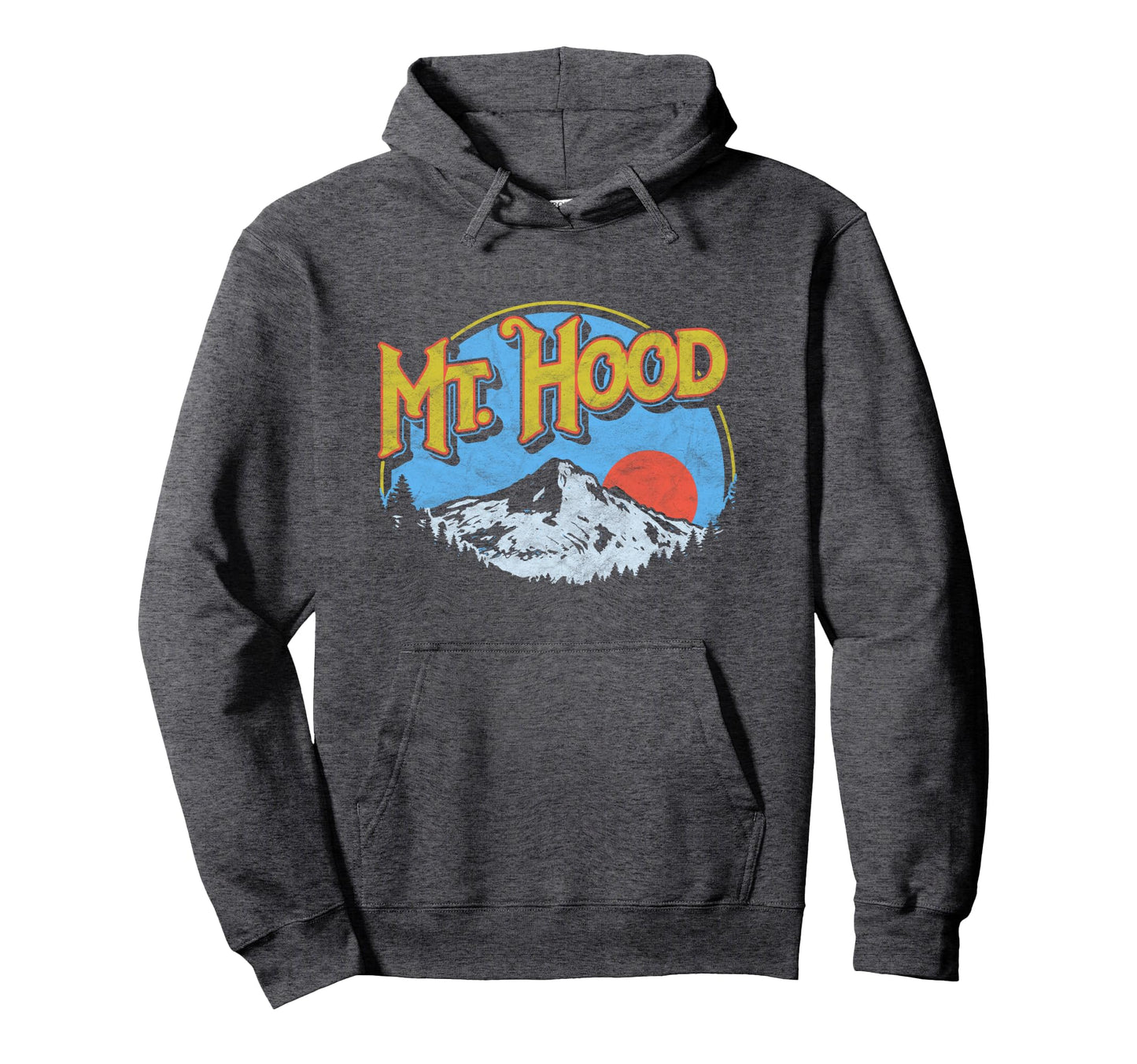 Mt Hood Oregon Nature Outdoors Hoodie - Unique Graphic Unisex - T-Shirt, Sweatshirt, Hoodie
