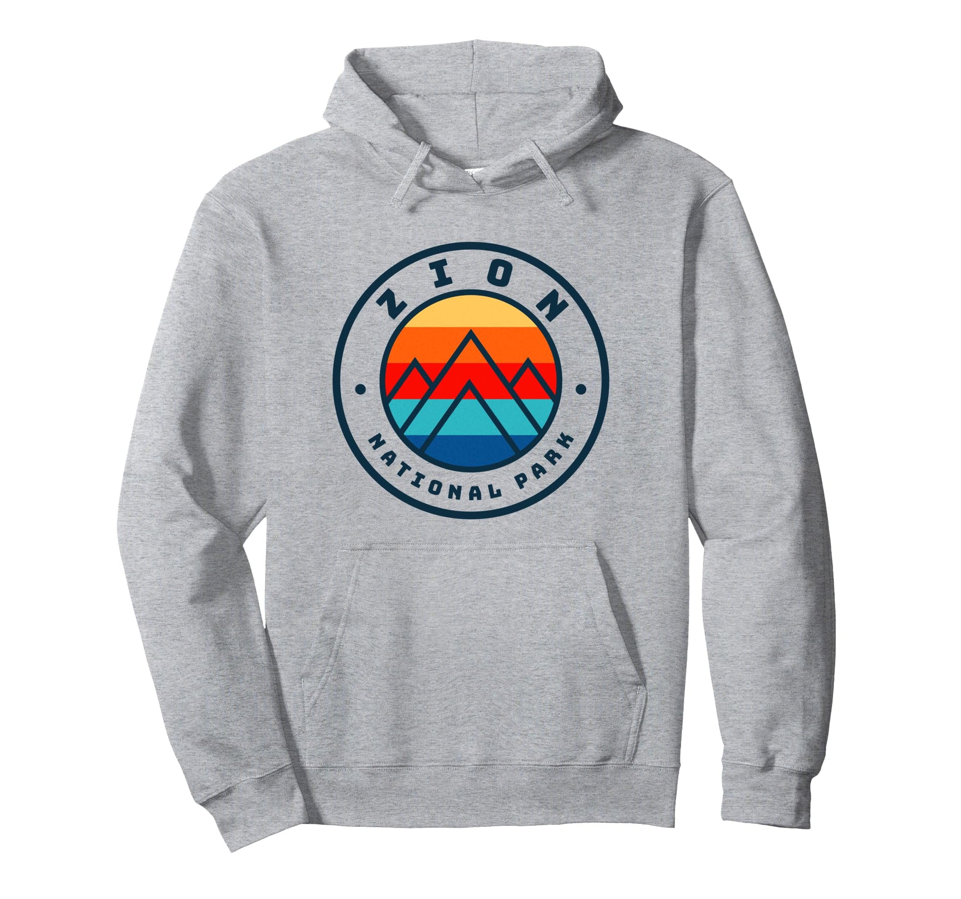 Zion Utah California National Park Hoodie - Minimalist Print for Adults - T-Shirt, Sweatshirt, Hoodie