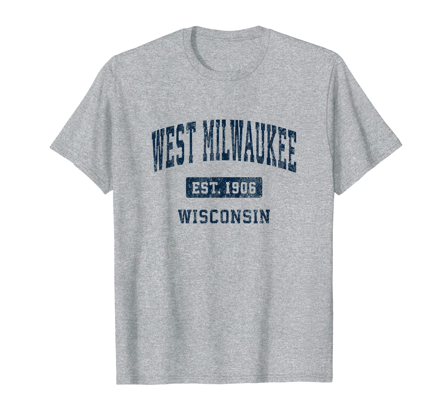 West Milwaukee Wisconsin Wi Athletic T-Shirt - Trendy Graphic for Adults - T-Shirt, Sweatshirt, Hoodie