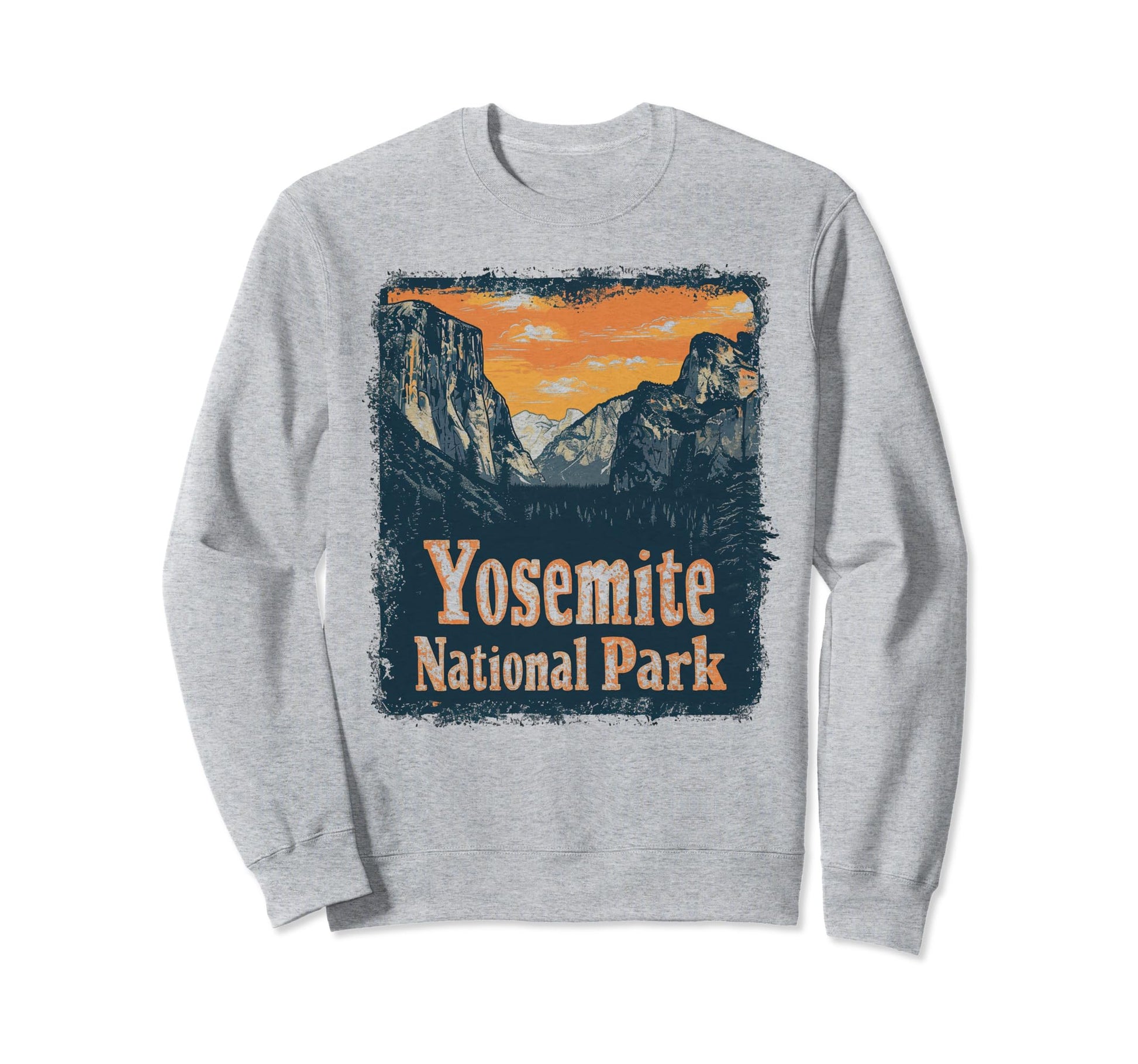 Yosemite Us National Park Sweatshirt - Fun Novelty Design for Adults - T-Shirt, Sweatshirt, Hoodie