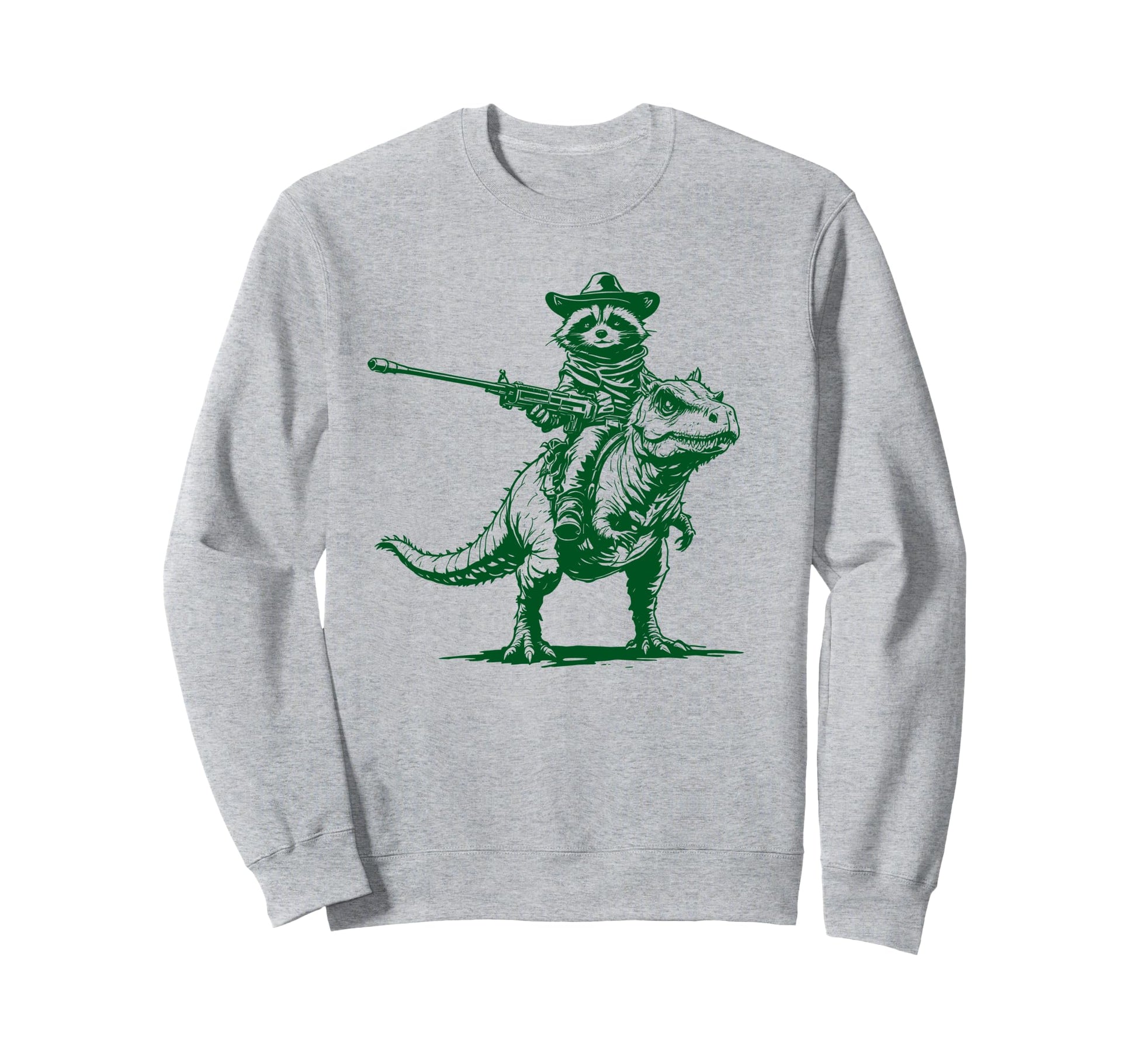 Raccoon Cowboy Cowgirl Panda Trash Sweatshirt - Novelty Apparel Unisex - T-Shirt, Sweatshirt, Hoodie