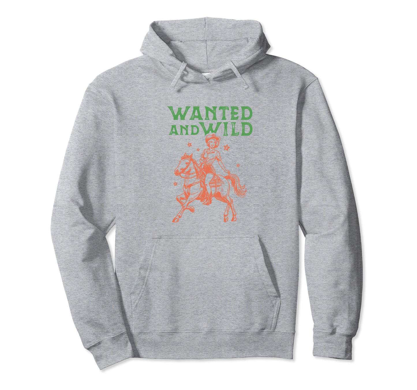 Wild West Horse Cowgirl Western Rodeo Hoodie - Novelty Apparel Unisex - T-Shirt, Sweatshirt, Hoodie