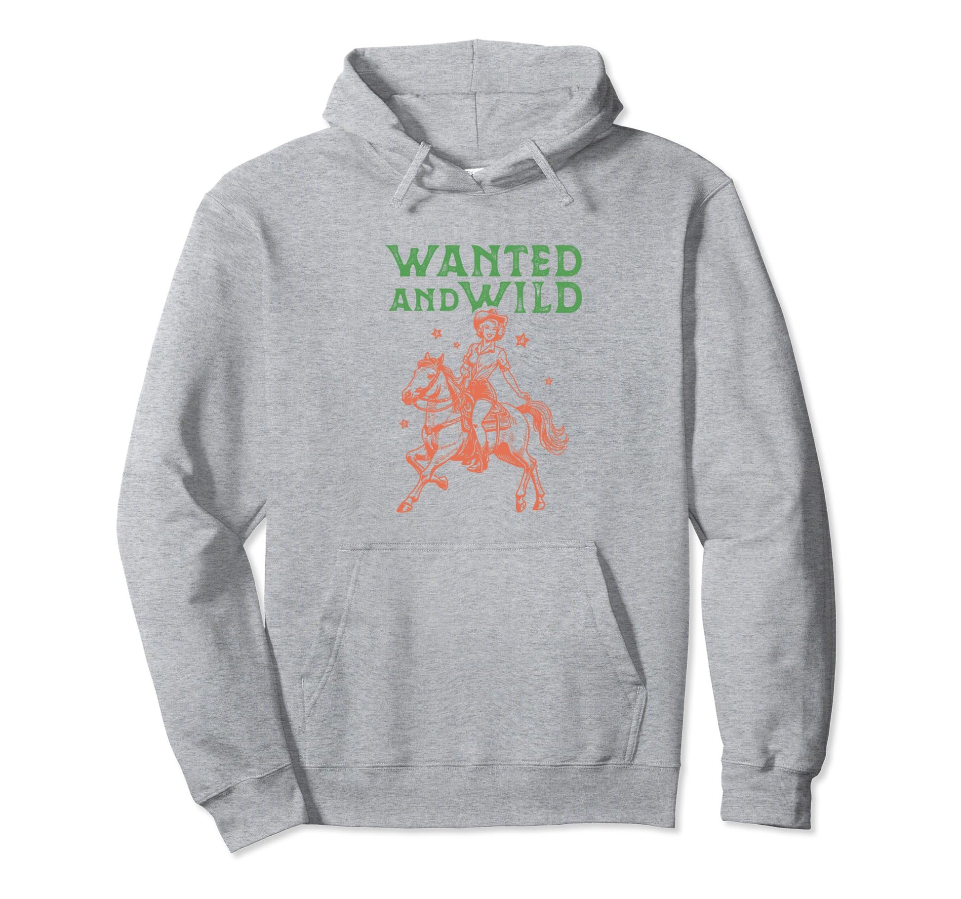 Wild West Horse Cowgirl Western Rodeo Hoodie - Novelty Apparel Unisex - T-Shirt, Sweatshirt, Hoodie