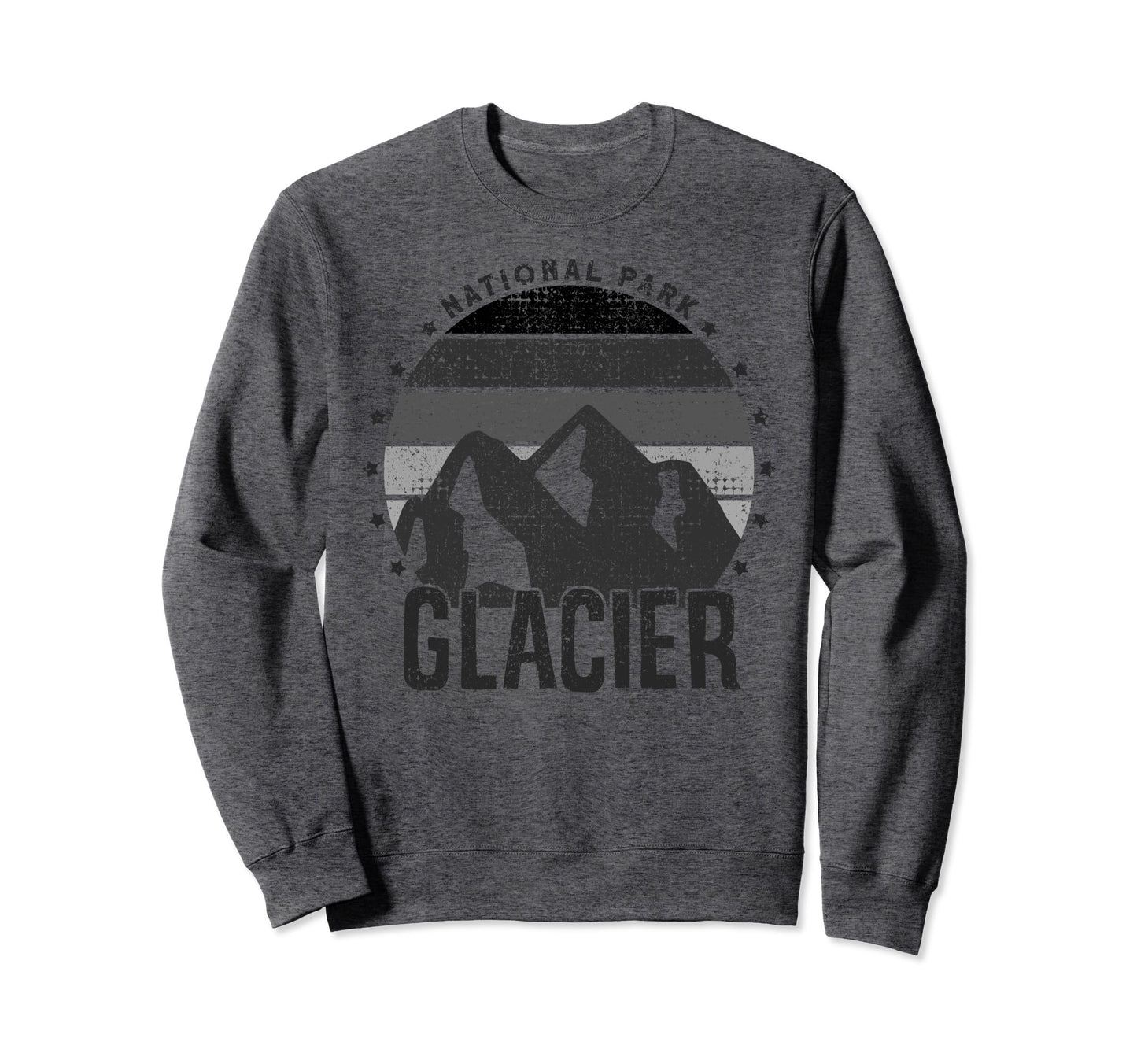 Glacier National Park Us Glacier Sweatshirt - Unique Graphic Men Women - T-Shirt, Sweatshirt, Hoodie