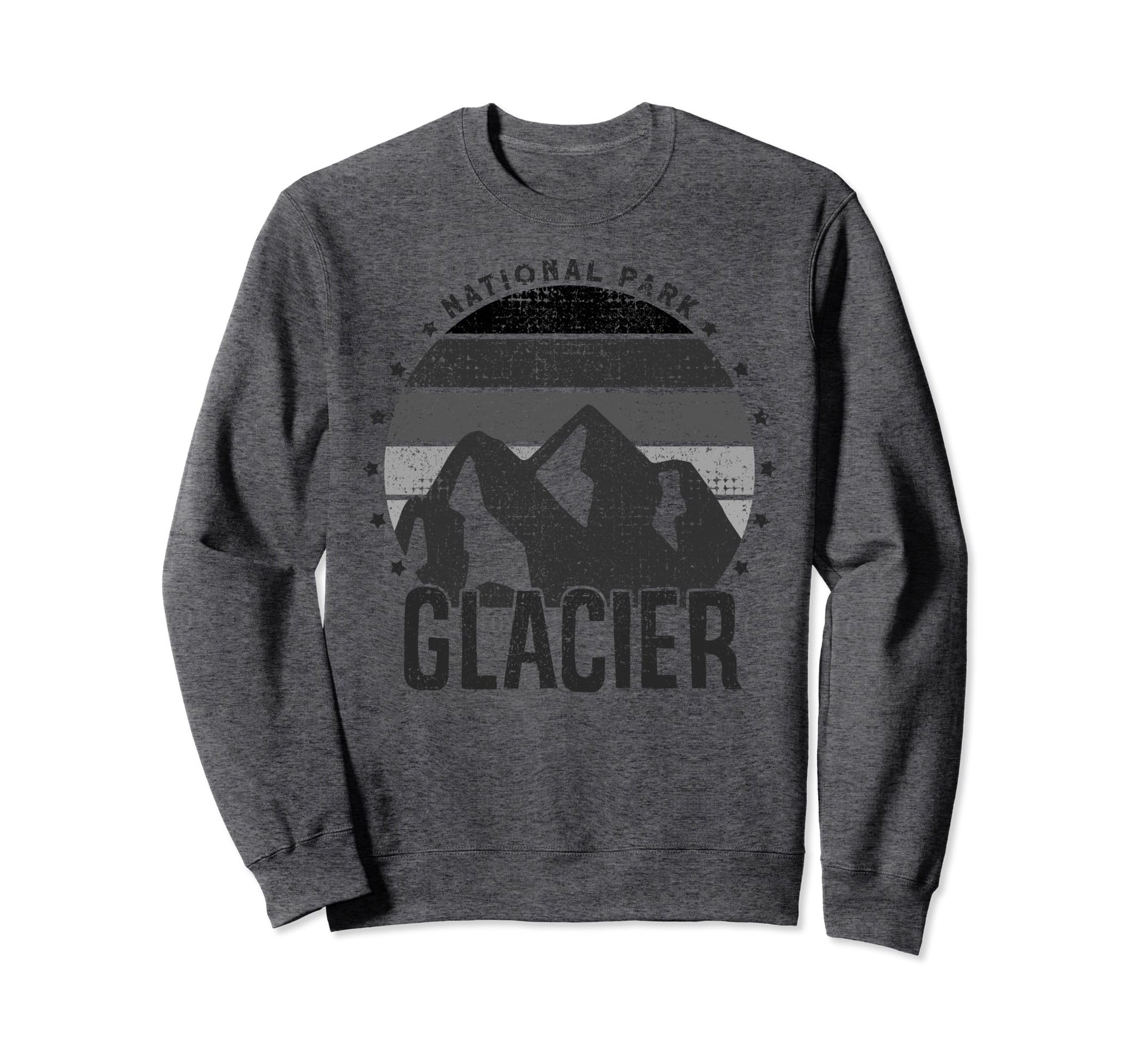 Glacier National Park Us Glacier Sweatshirt - Unique Graphic Men Women - T-Shirt, Sweatshirt, Hoodie