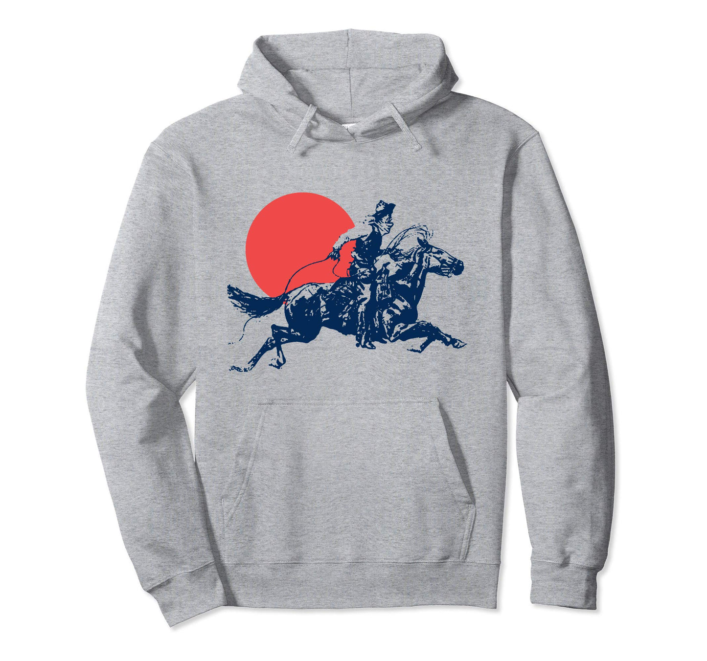 Minimalist Roping Cowboy Western Hoodie - Fun Novelty Design Men Women - T-Shirt, Sweatshirt, Hoodie