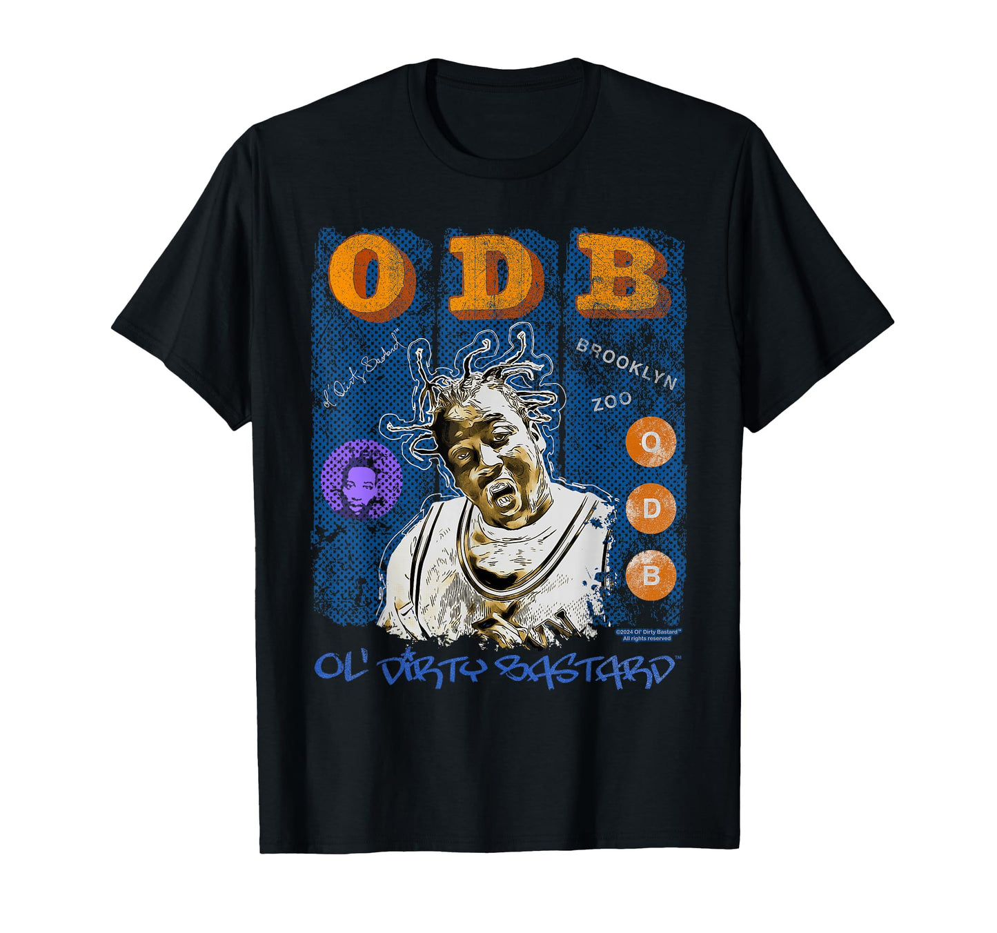 Odb Ol Dirty Ba Ard Mural Brooklyn T-Shirt - Novelty Apparel for Adults - T-Shirt, Sweatshirt, Hoodie