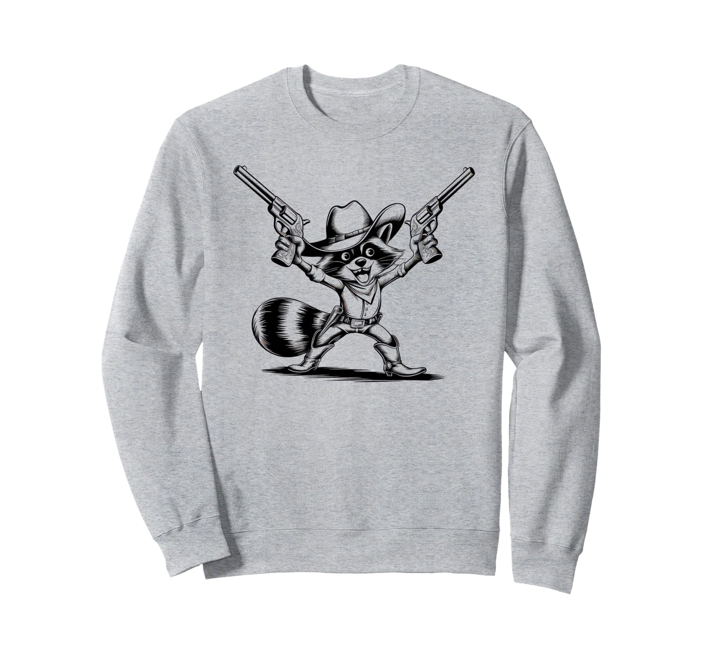 Raccoon 90S Country Music Sweatshirt - Aesthetic Graphic for Adults - T-Shirt, Sweatshirt, Hoodie