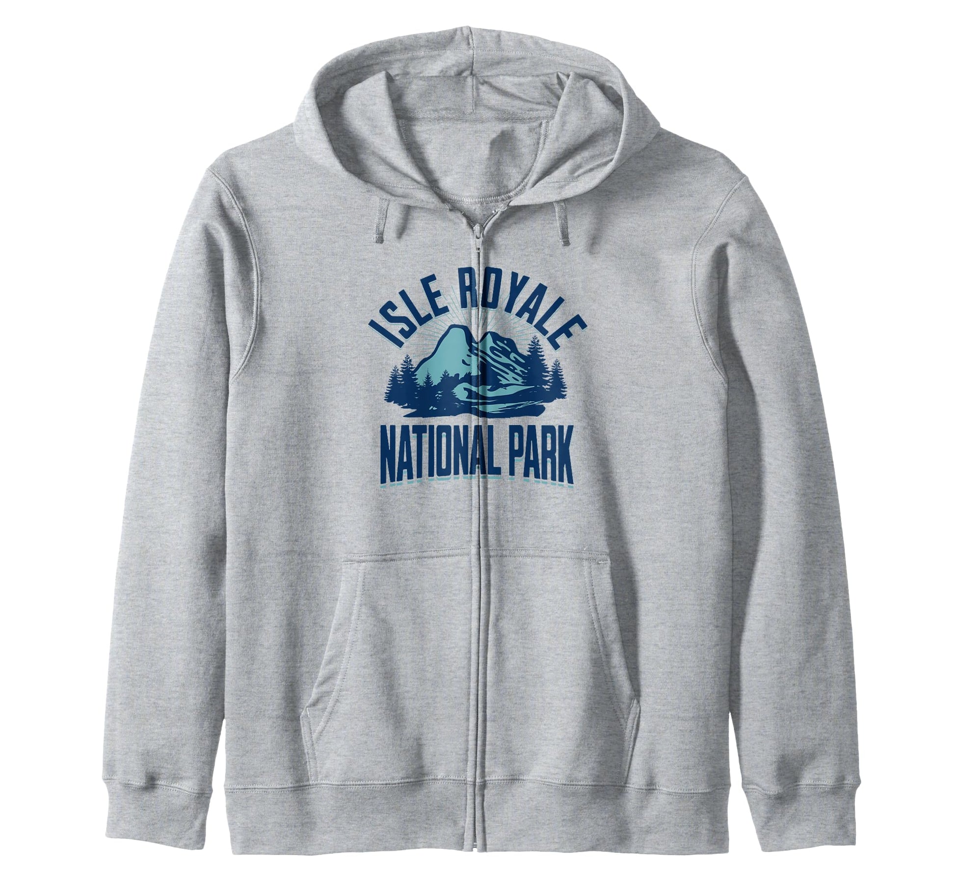 Isle Royale National Park Michigan Hoodie - Custom Art Print for Adults - T-Shirt, Sweatshirt, Hoodie