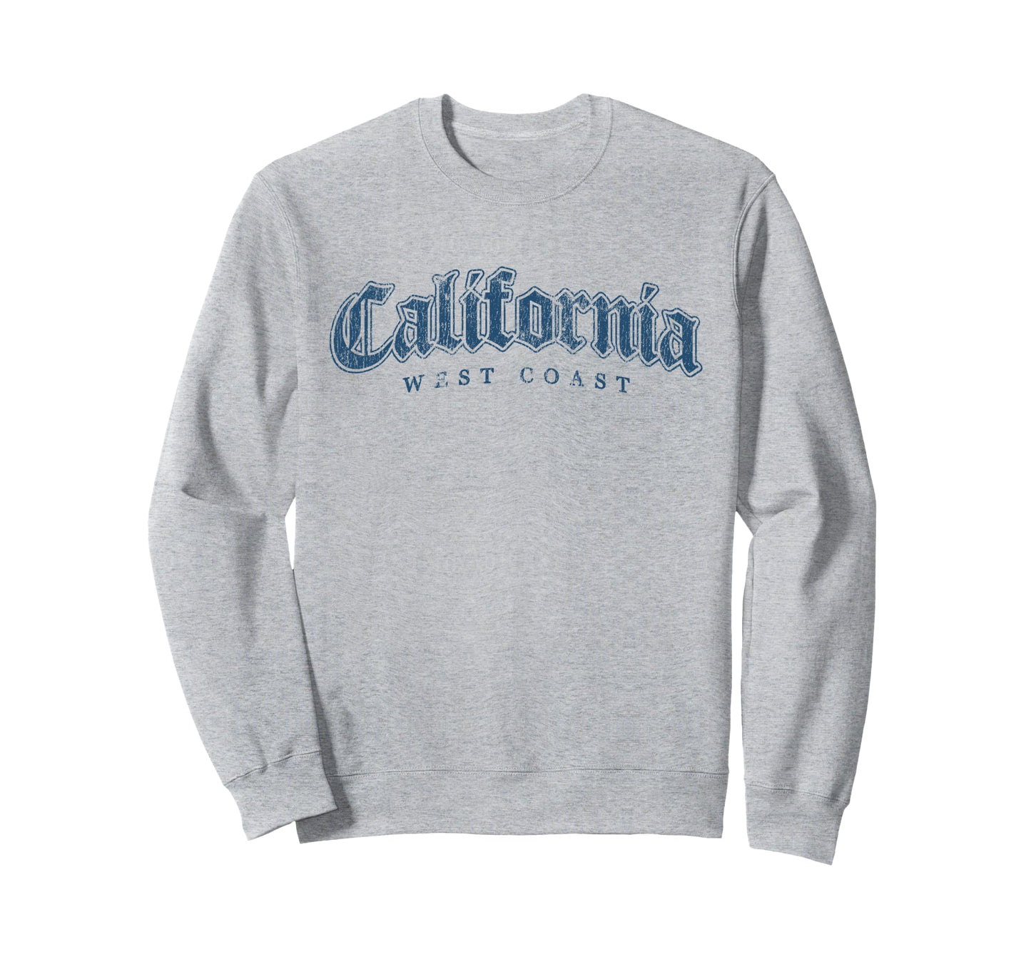 Blue California West Coast Sweatshirt - Streetwear Style for Adults - T-Shirt, Sweatshirt, Hoodie
