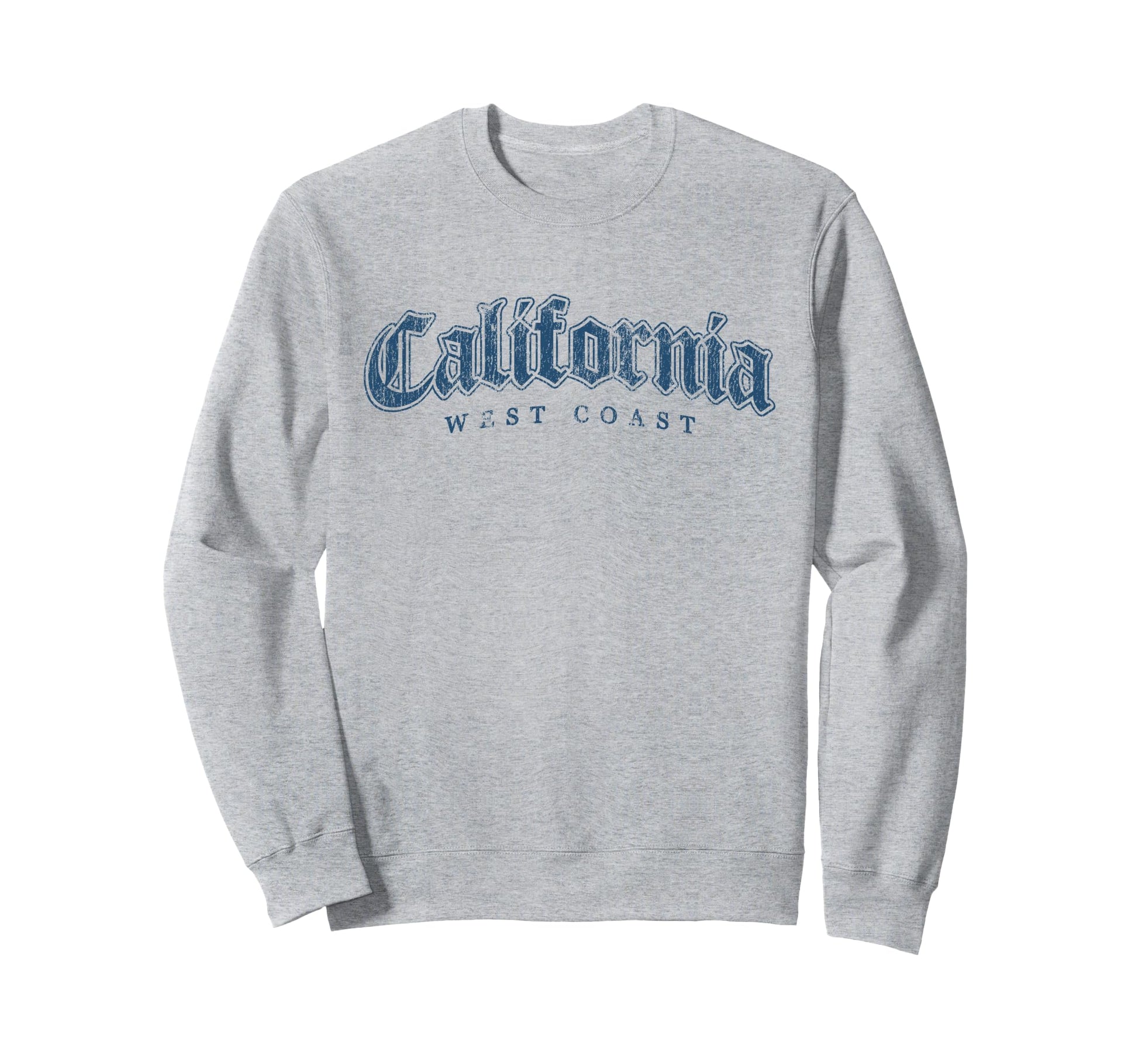 Blue California West Coast Sweatshirt - Streetwear Style for Adults - T-Shirt, Sweatshirt, Hoodie