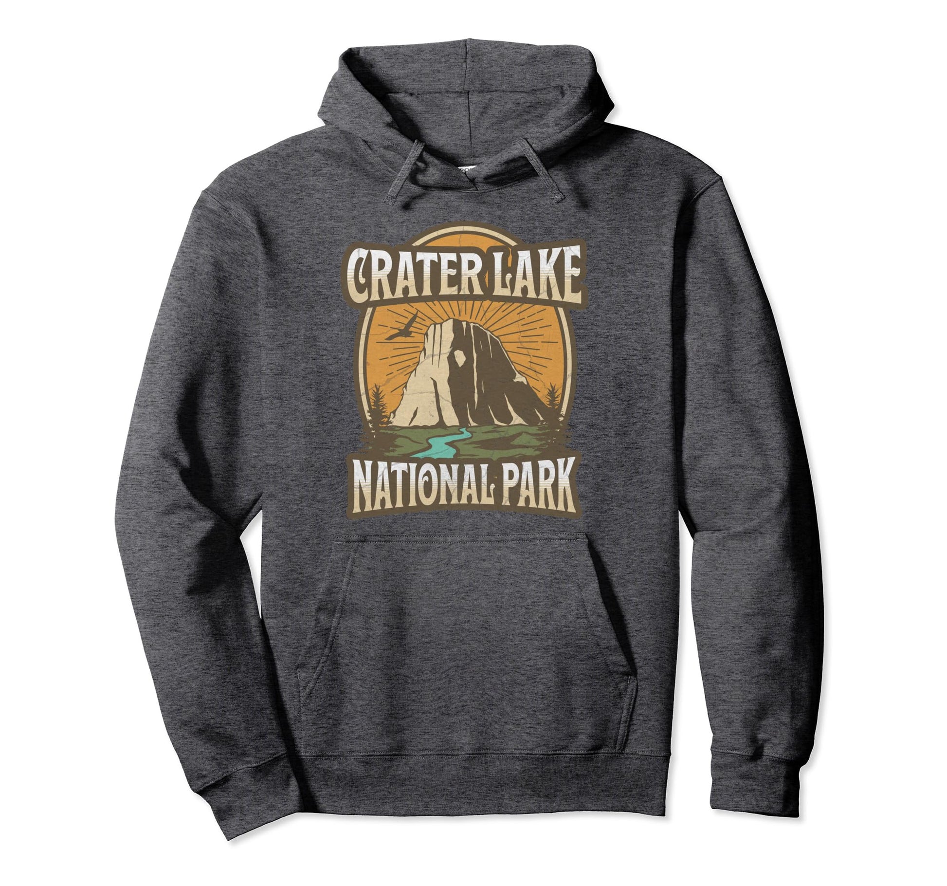 Crater Lake National Park Oregon Usa Hoodie - Fun Novelty Design Men Women - T-Shirt, Sweatshirt, Hoodie