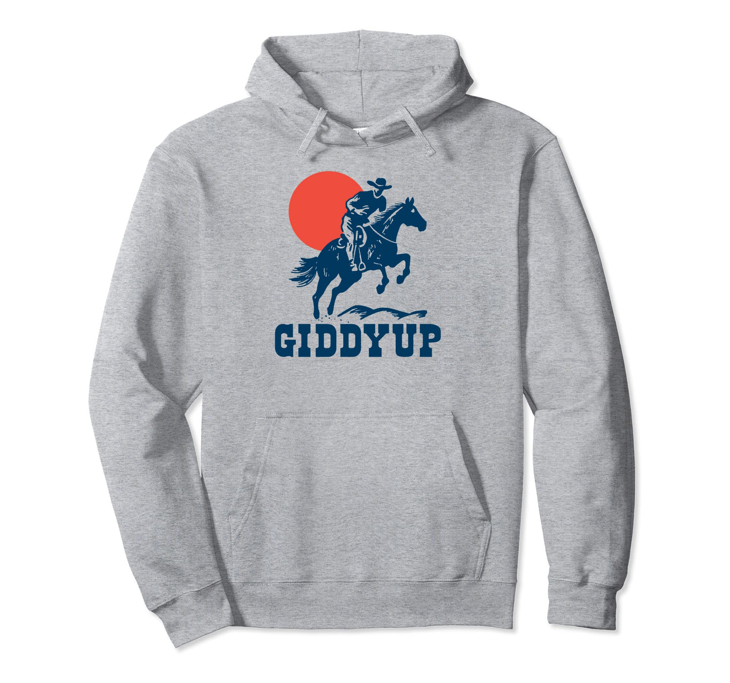 Giddyup Country Western Cowboy Hoodie - Aesthetic Graphic Men Women - T-Shirt, Sweatshirt, Hoodie
