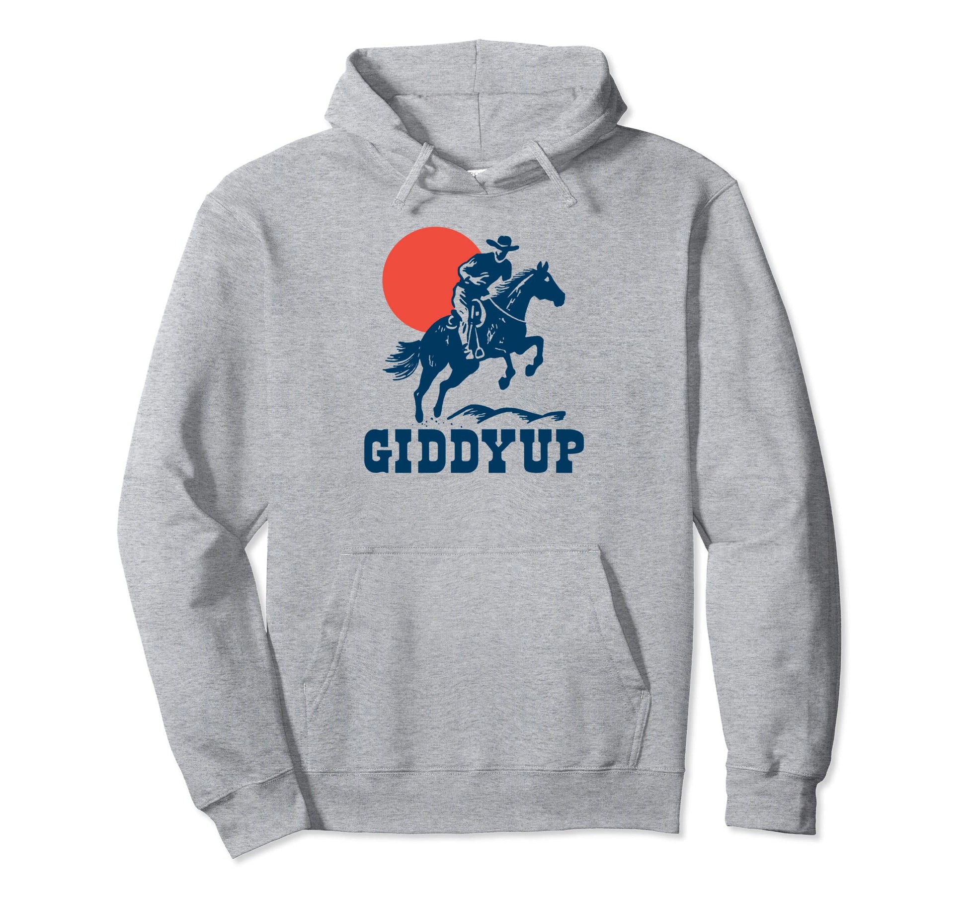 Giddyup Country Western Cowboy Hoodie - Aesthetic Graphic Men Women - T-Shirt, Sweatshirt, Hoodie