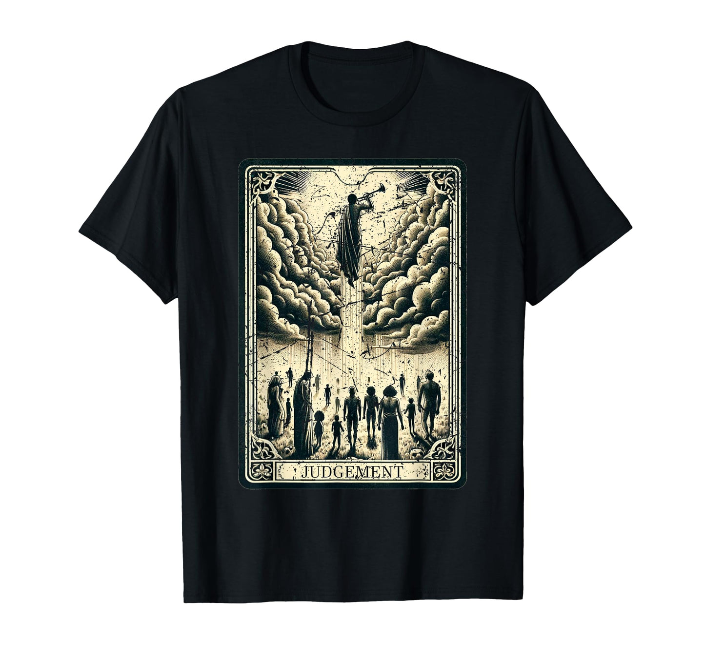 Distressed Tarot Card Art Sweatshirt - Novelty Apparel for Adults - T-Shirt, Sweatshirt, Hoodie