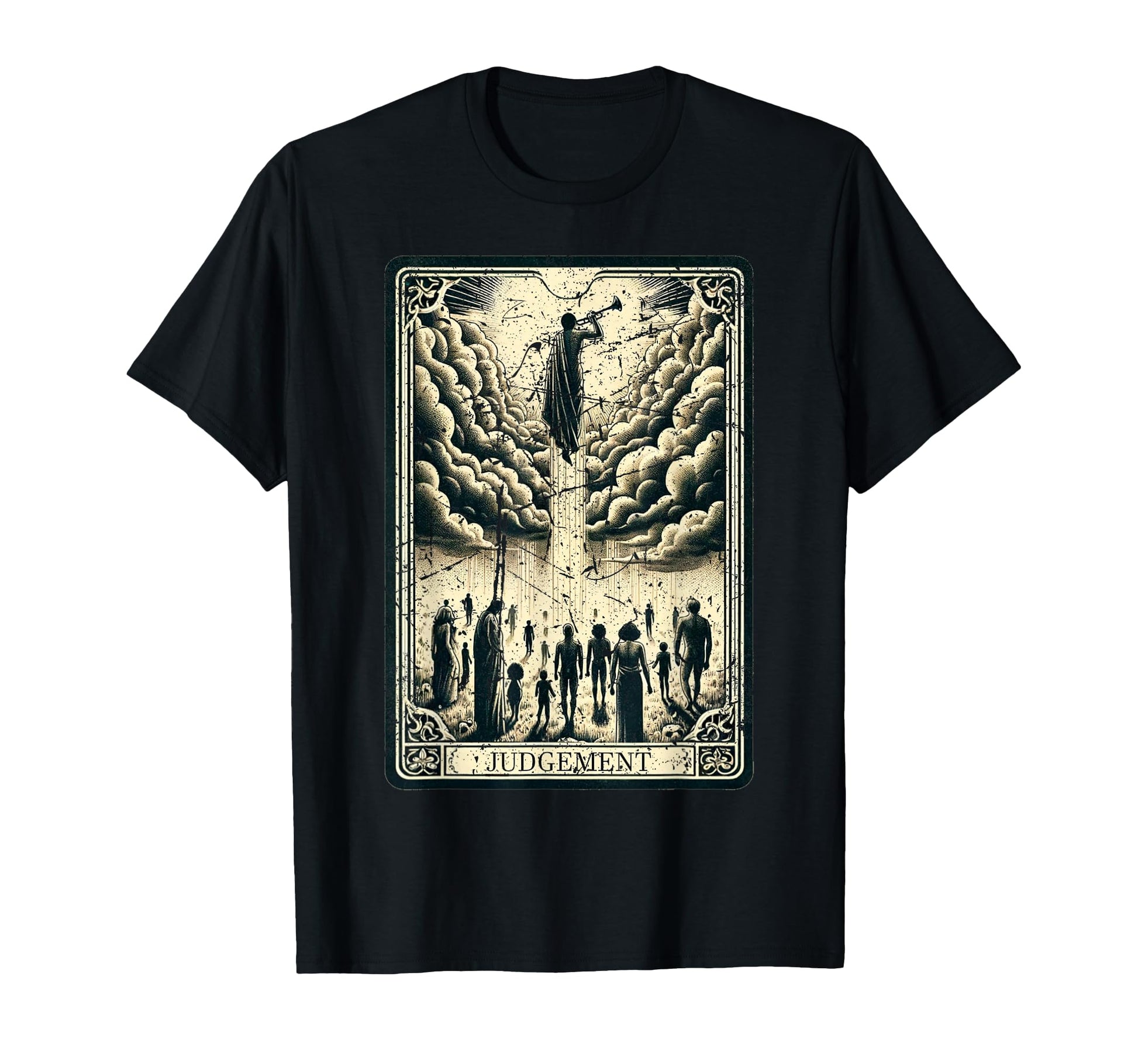 Distressed Tarot Card Art Sweatshirt - Novelty Apparel for Adults - T-Shirt, Sweatshirt, Hoodie