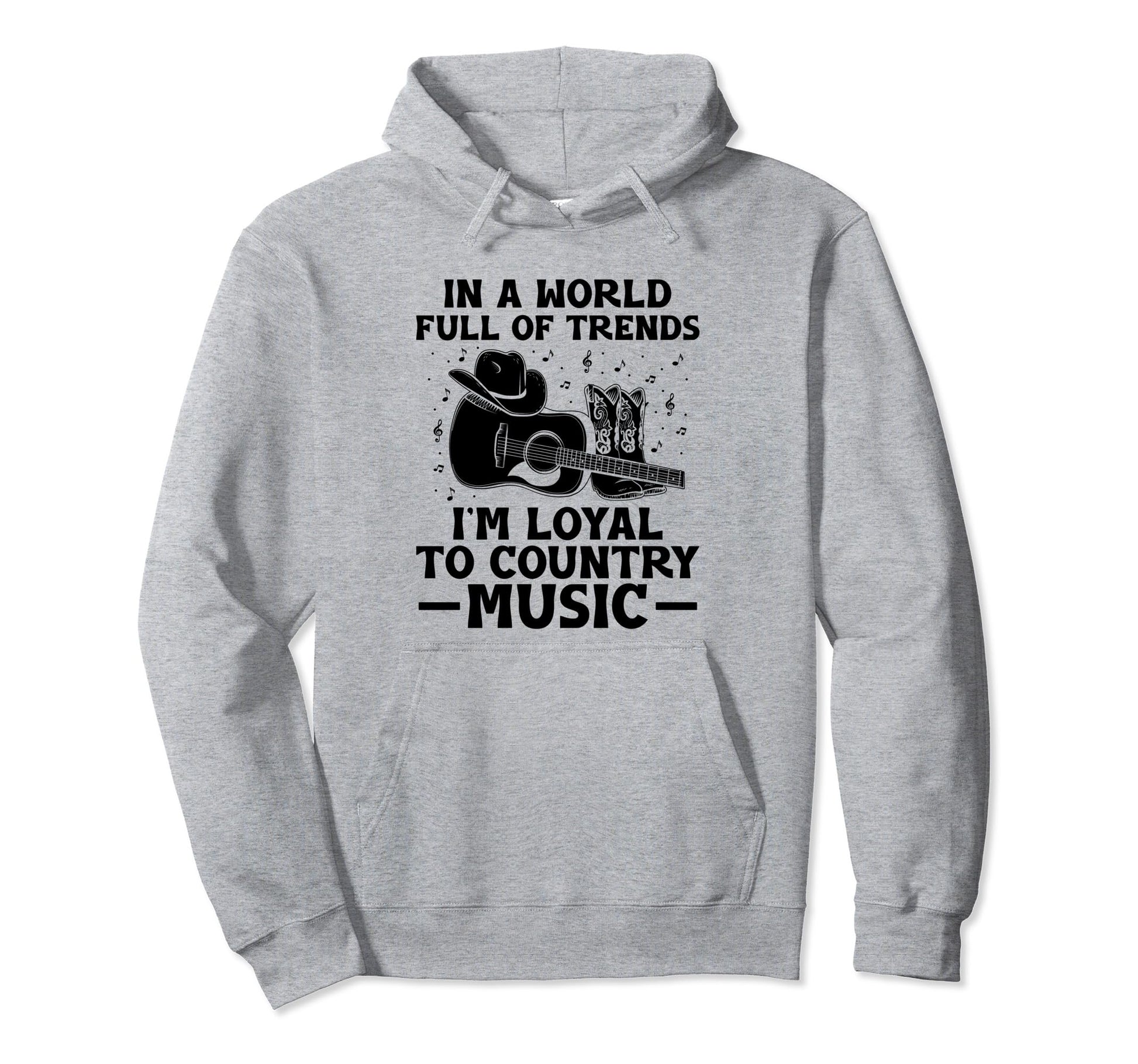 County Music Music Lover Western Hoodie - Fun Novelty Design for Adults - T-Shirt, Sweatshirt, Hoodie