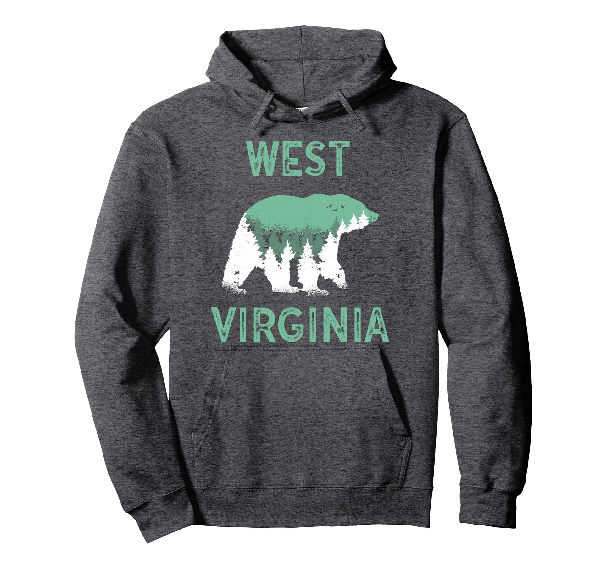West Virginia Mountains Wv Bears Hoodie - Trendy Graphic for Adults - T-Shirt, Sweatshirt, Hoodie
