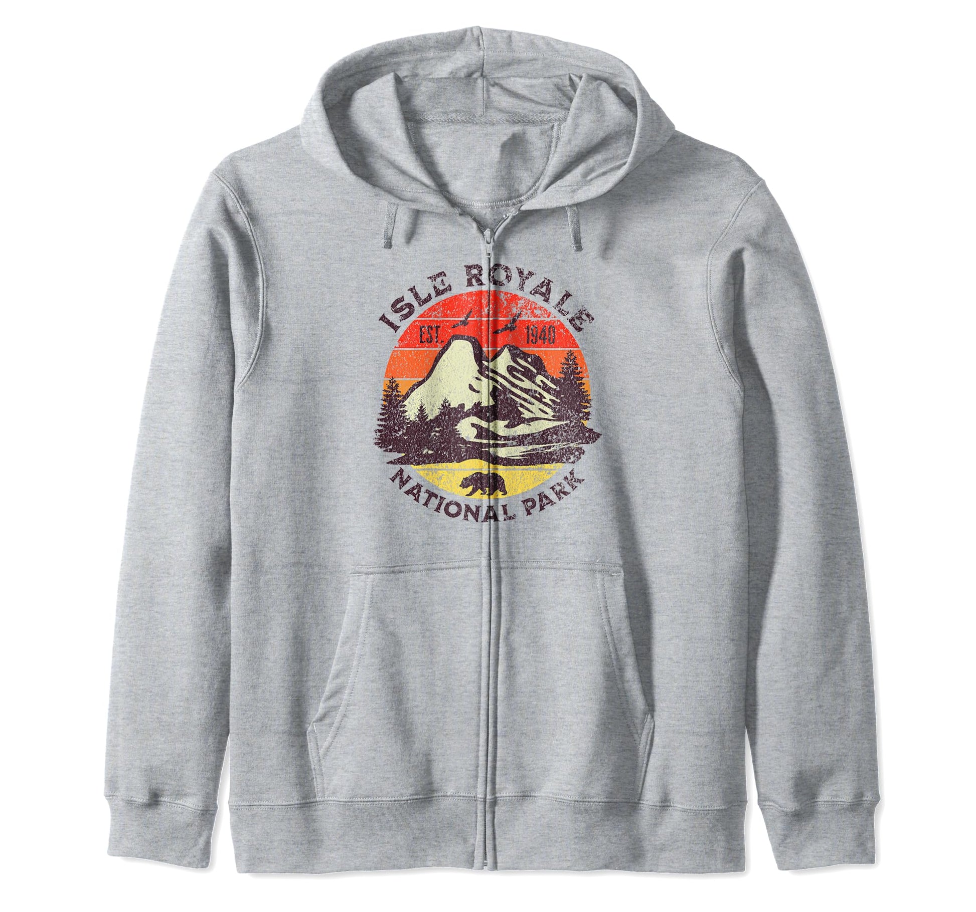 Isle Royale National Park Michigan Sweatshirt - Streetwear Style Men Women - T-Shirt, Sweatshirt, Hoodie