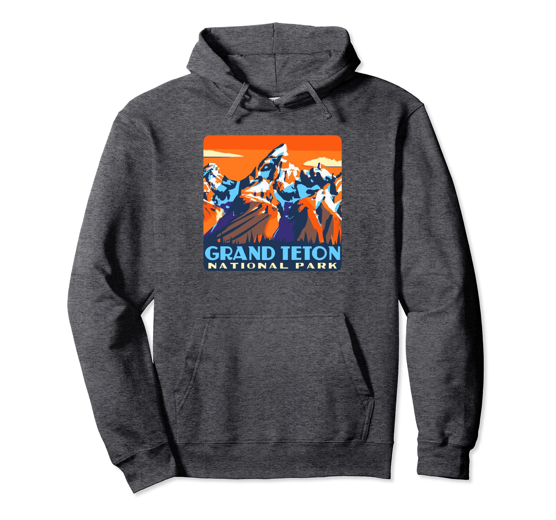 Grand Teton National Park Parks Hoodie - Novelty Apparel Unisex - T-Shirt, Sweatshirt, Hoodie