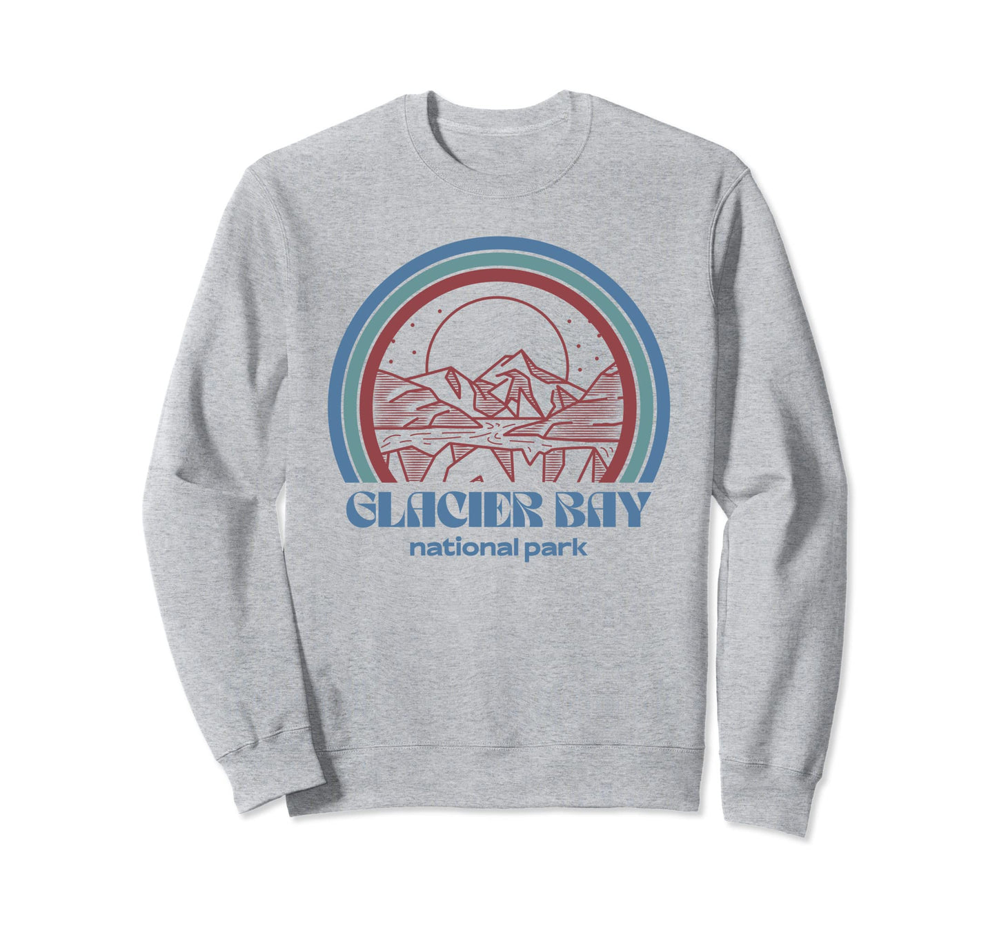 Glacier Bay National Park Outdoor Hiking Sweatshirt - Trendy Graphic Unisex - T-Shirt, Sweatshirt, Hoodie
