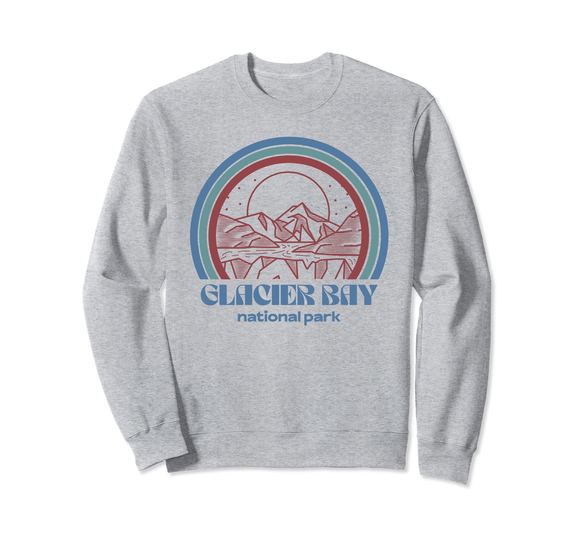 Glacier Bay National Park Outdoor Hiking Sweatshirt - Trendy Graphic Unisex - T-Shirt, Sweatshirt, Hoodie