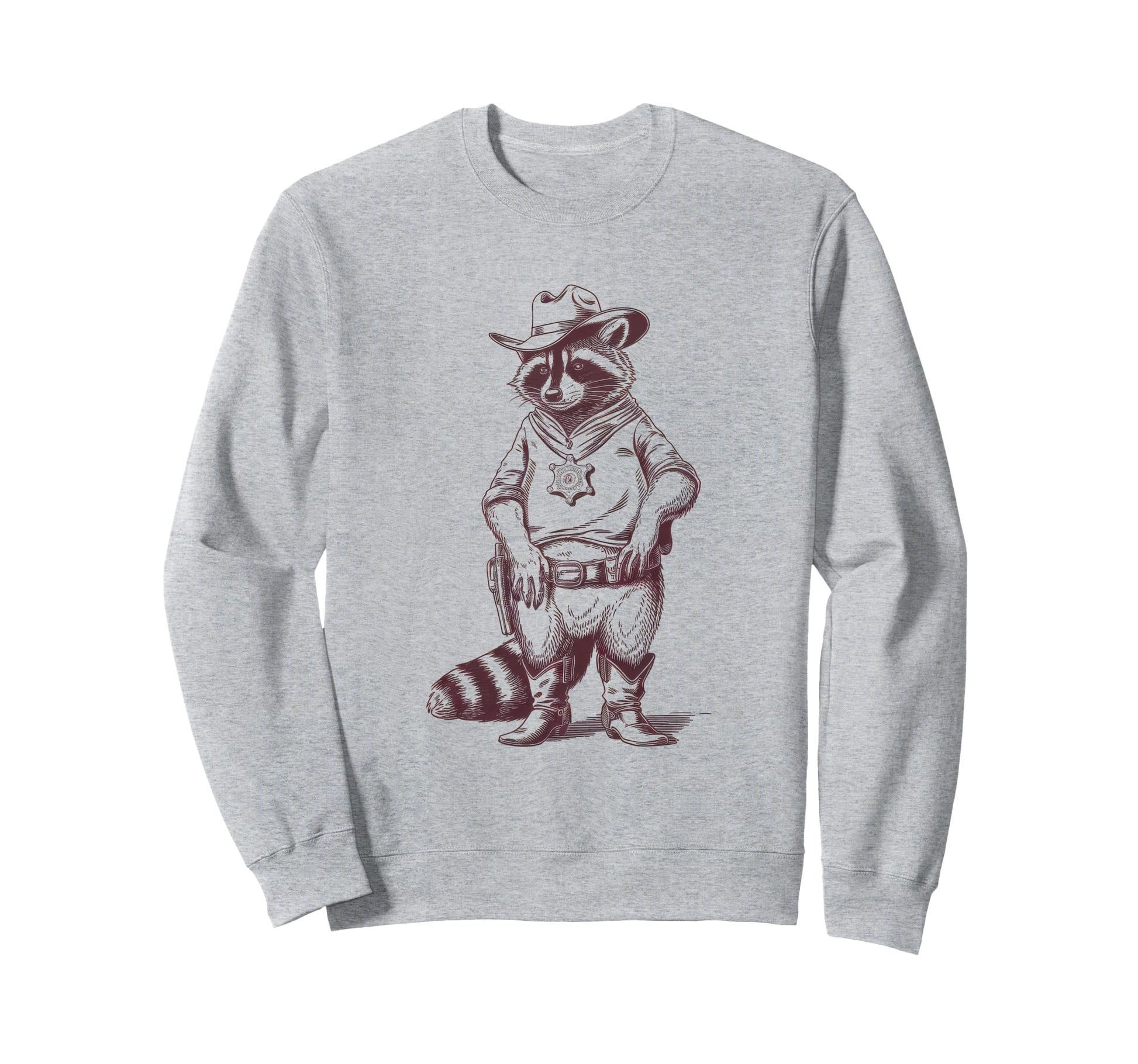 Raccoon 90S Country Music Western Sweatshirt - Novelty Apparel Unisex - T-Shirt, Sweatshirt, Hoodie