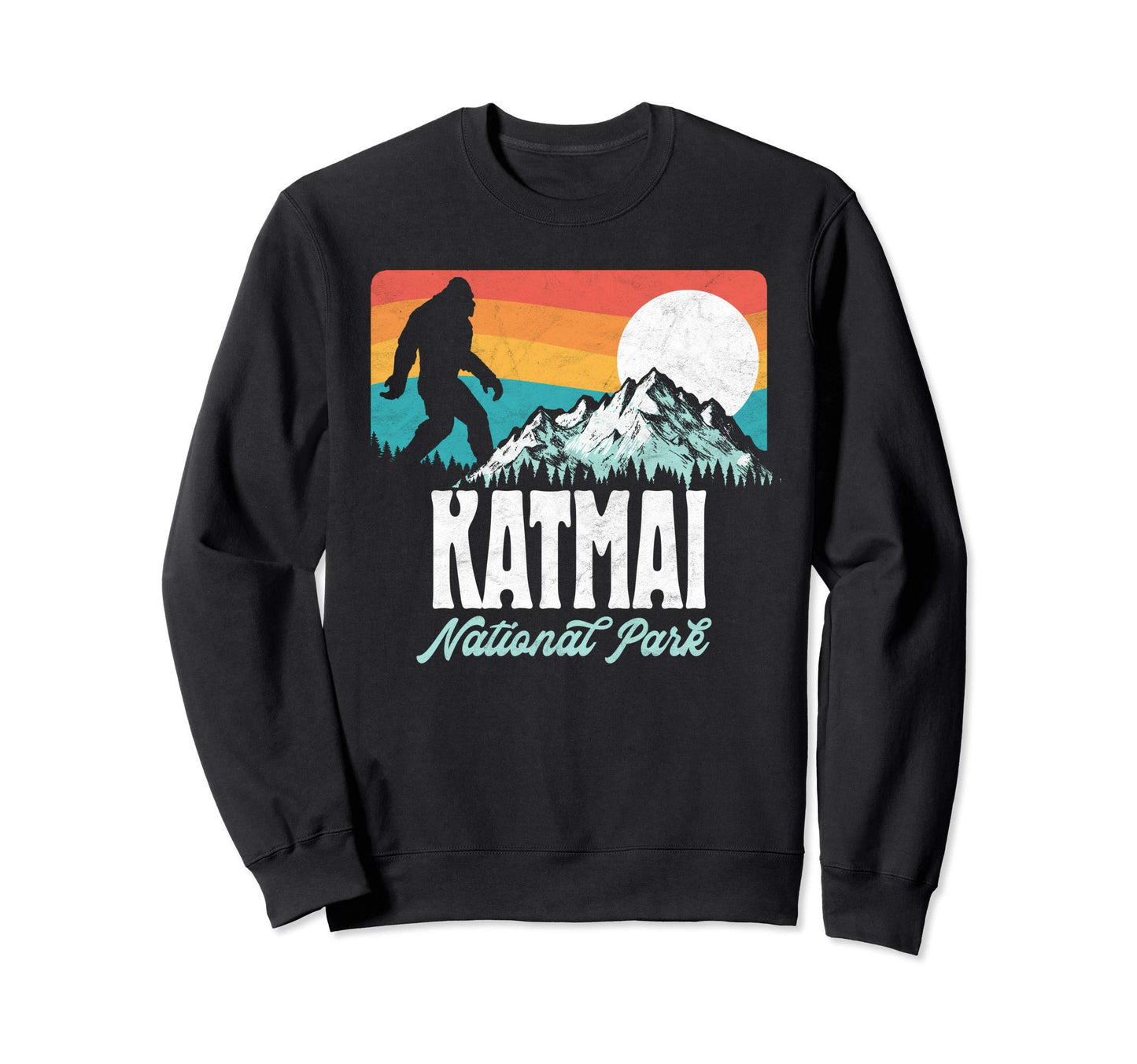 Katmai National Park Bigfoot Sweatshirt - Graphic Print for Adults - T-Shirt, Sweatshirt, Hoodie