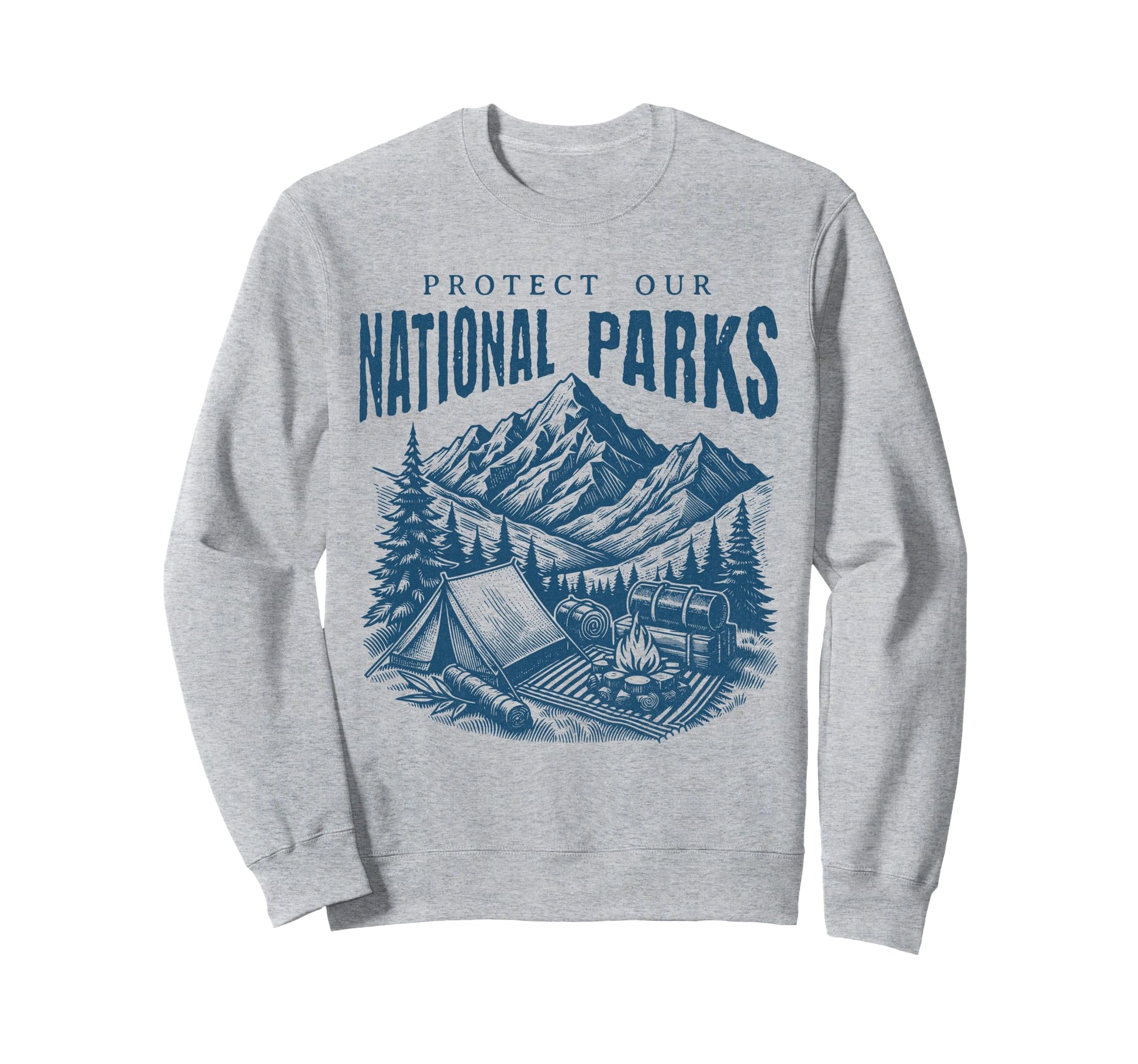 Protect National Parks Defend Hiking Sweatshirt - Unique Graphic Unisex - T-Shirt, Sweatshirt, Hoodie