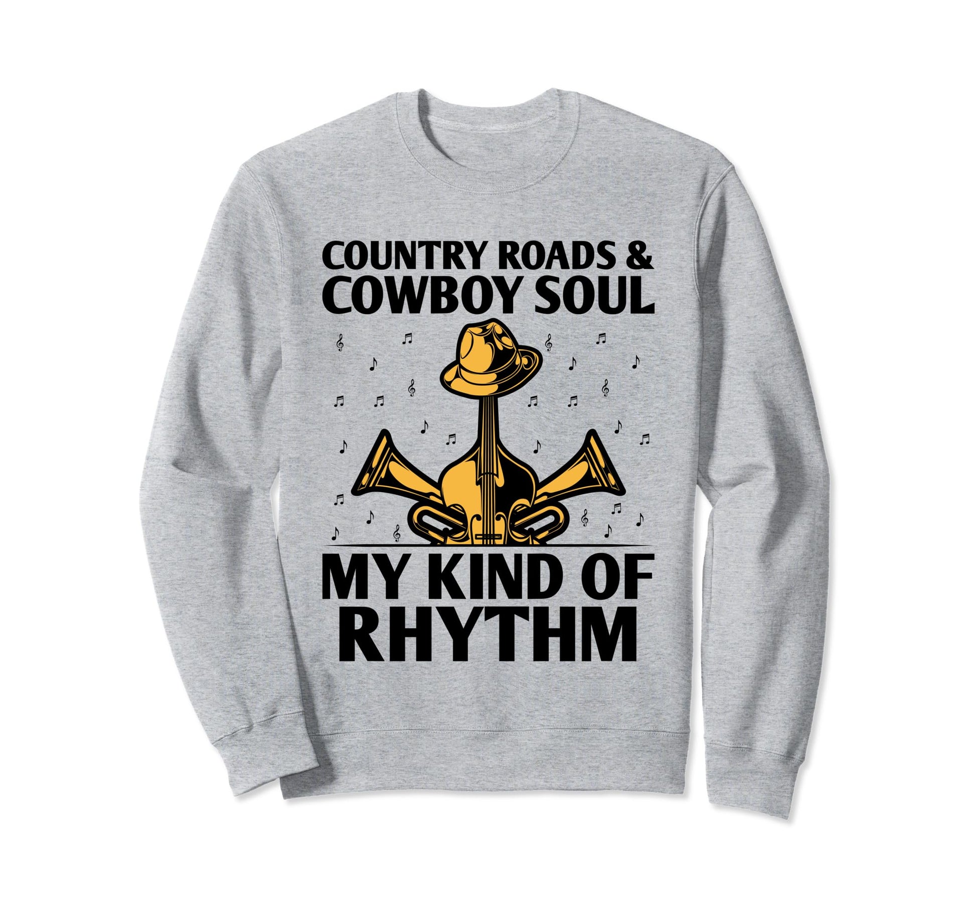 County Music Music Lover Western Sweatshirt - Custom Art Print Men Women - T-Shirt, Sweatshirt, Hoodie